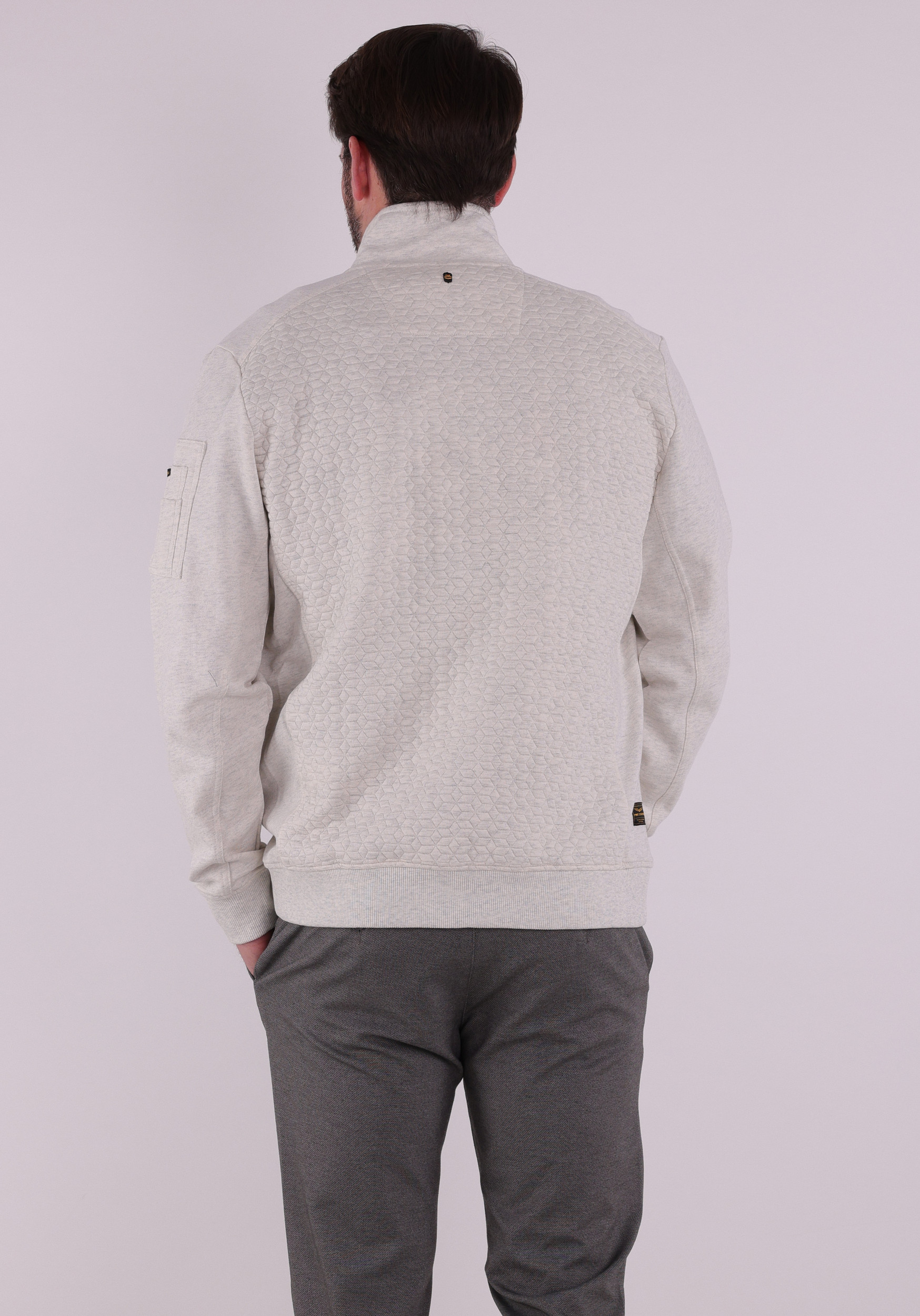 PME Legend Vest jacquard  PSW2602475 Ecru