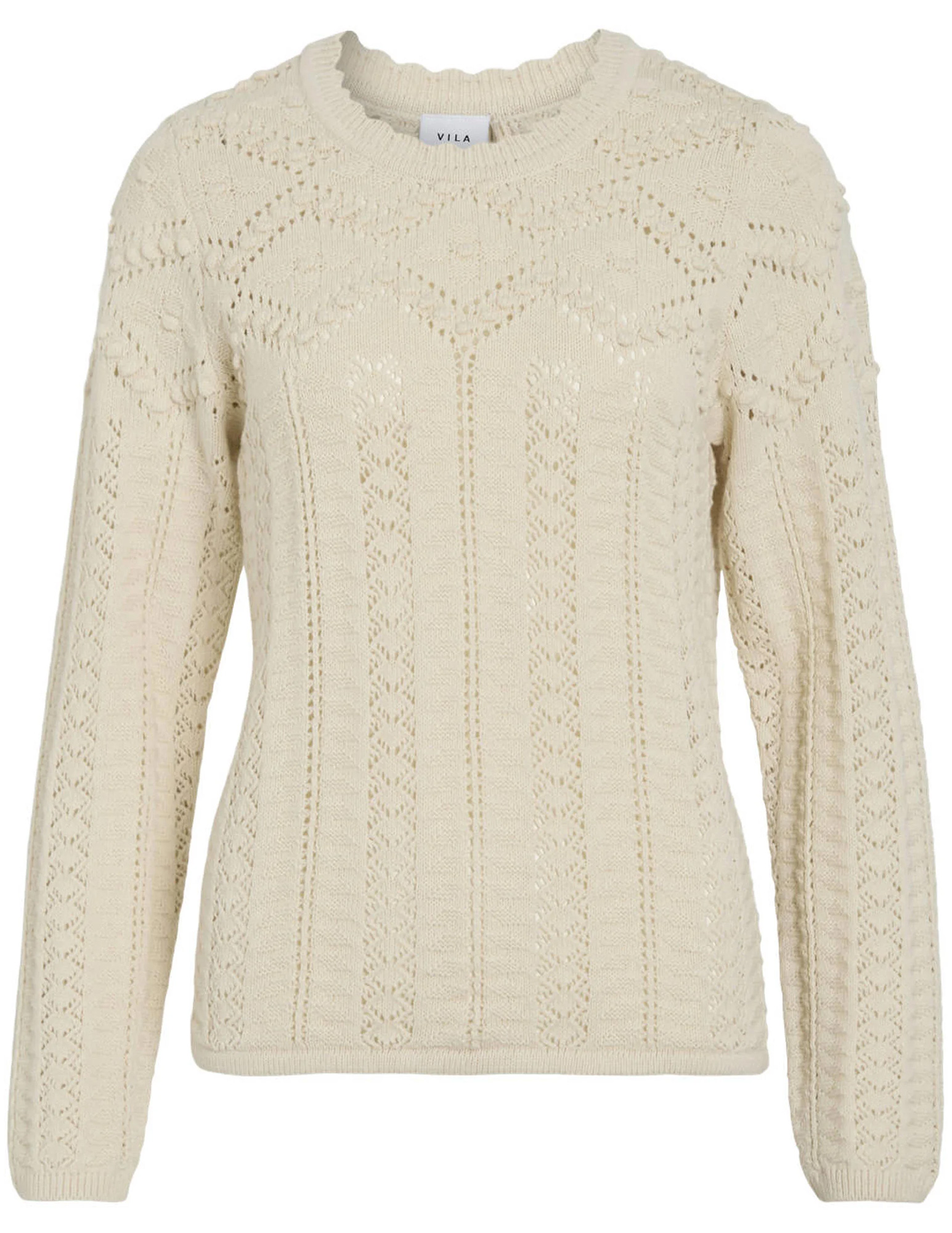 Vila Trui Ninia 14113302 Ecru