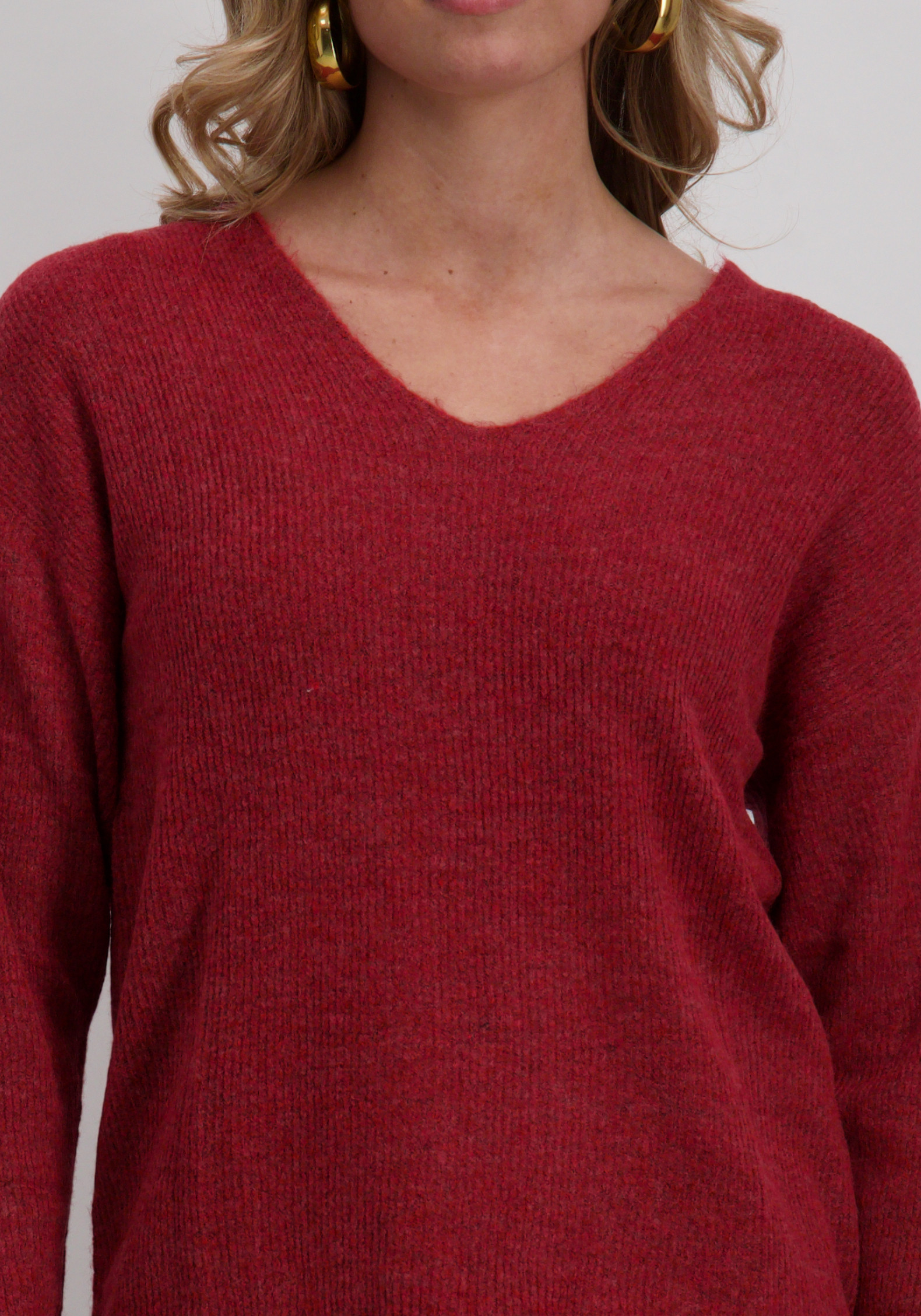 Vero moda Trui Crewlefile 10233357 Rood