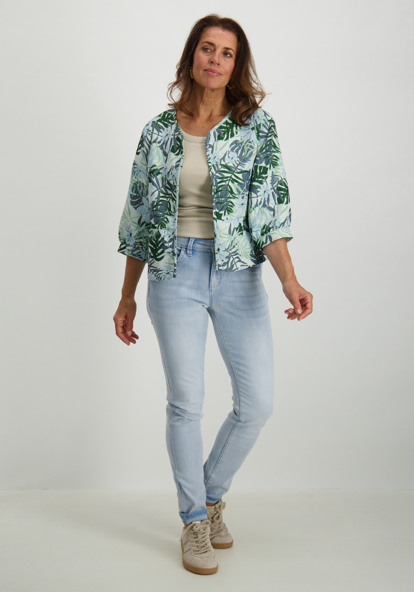 Geisha Jacket 55325-20 Licht blauw