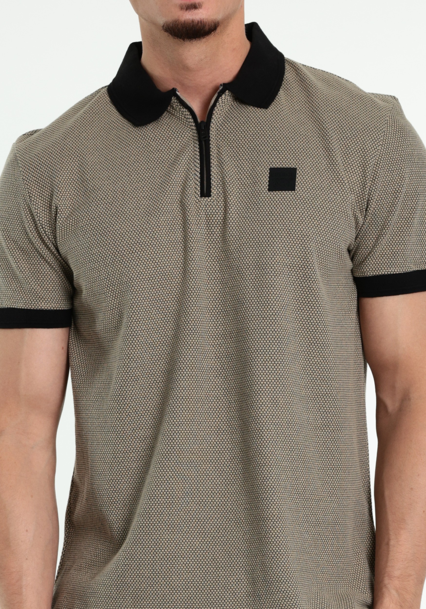Petrol Polo M-1060-POL907 Licht Bruin