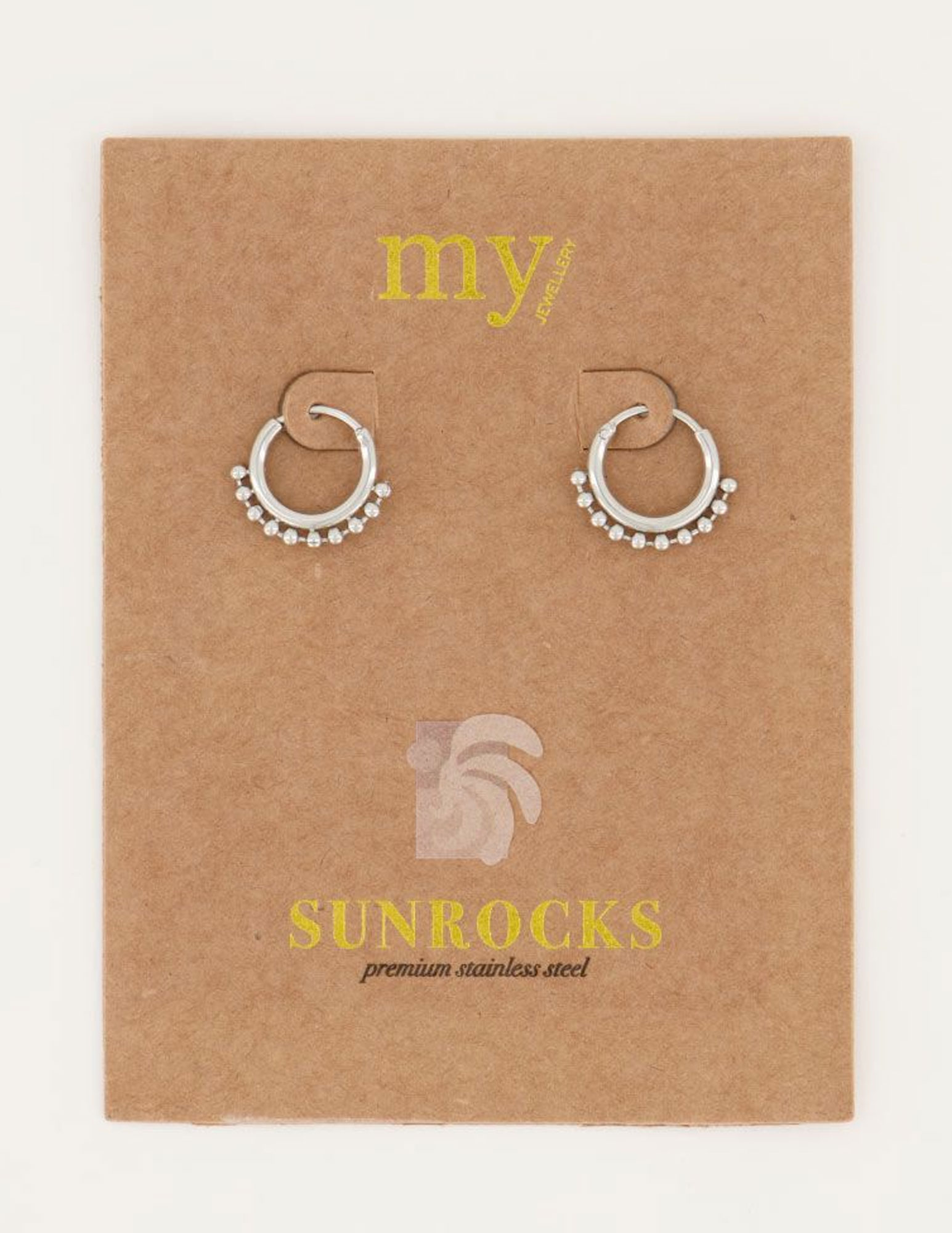 My Jewellery Oorringen bolletjes klein  MJ05097 Zilver