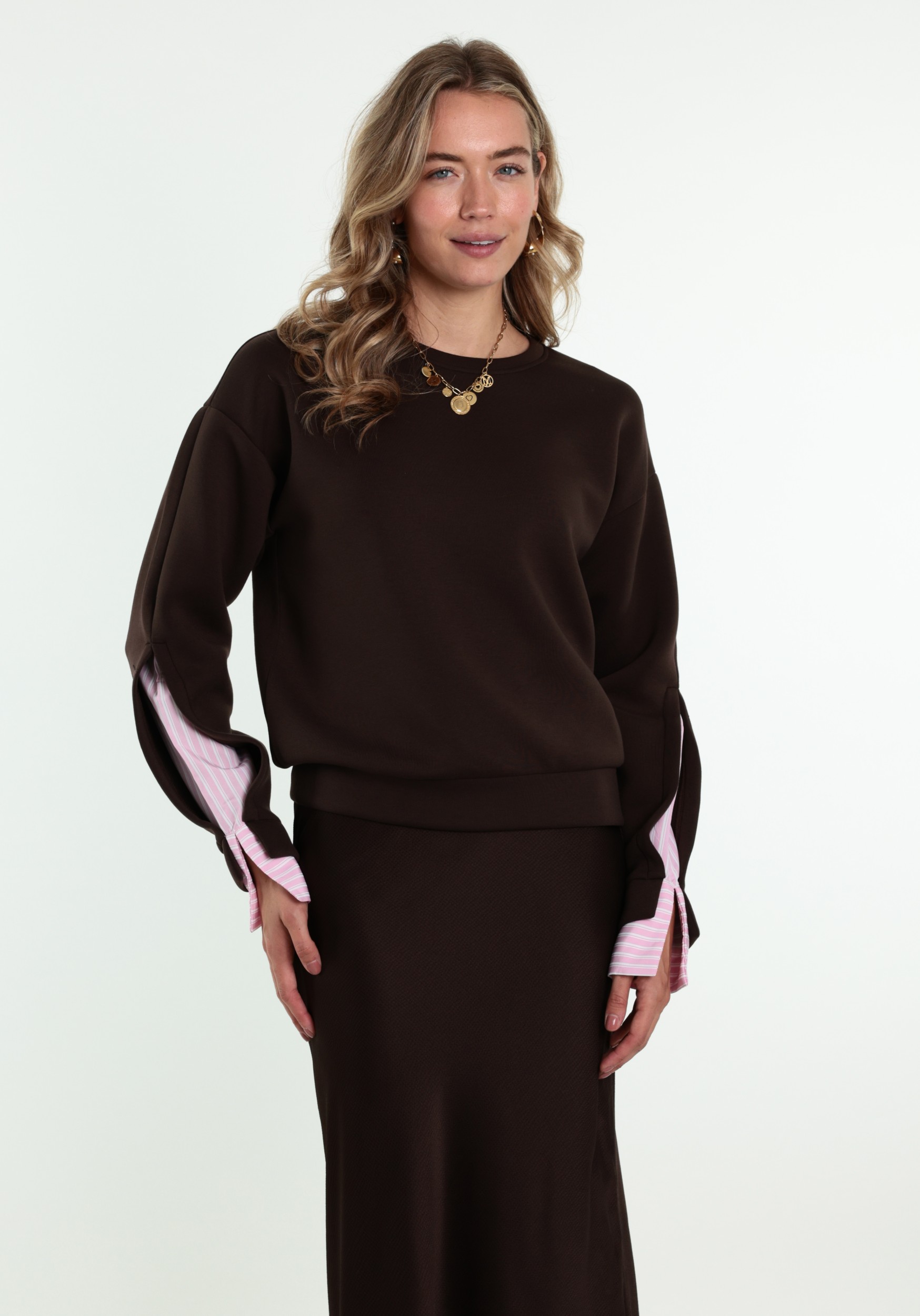VERO MODA Sweater Morgan 10355808 Bruin