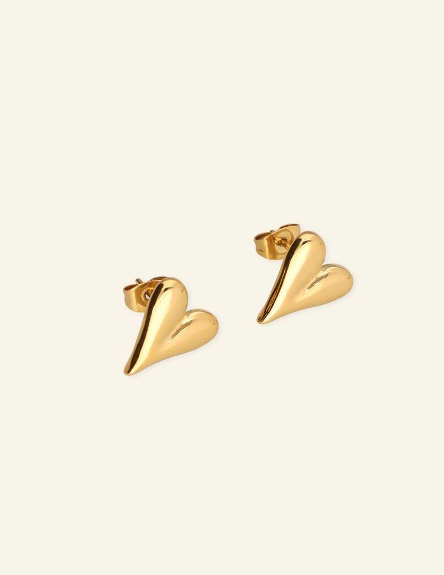 My Jewellery Oorbellen Hart MJ08718 Goud