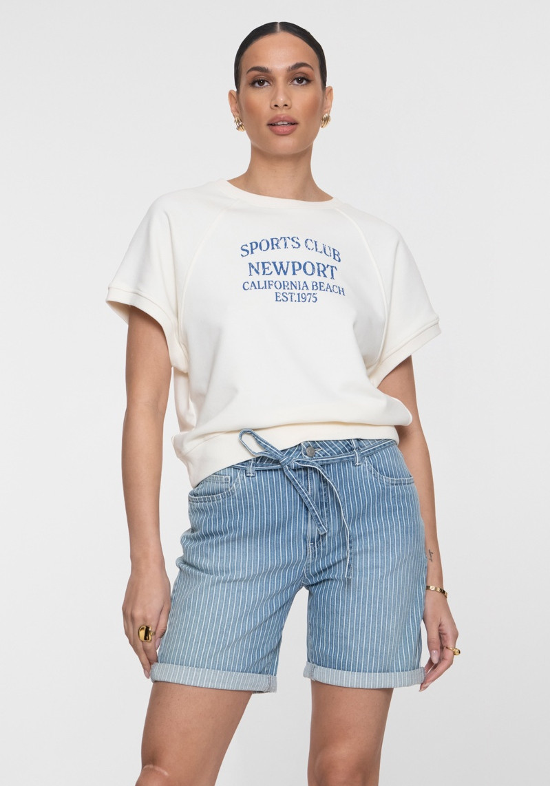 Geisha SweaterSports club 62046-41 Wolwit-ecru