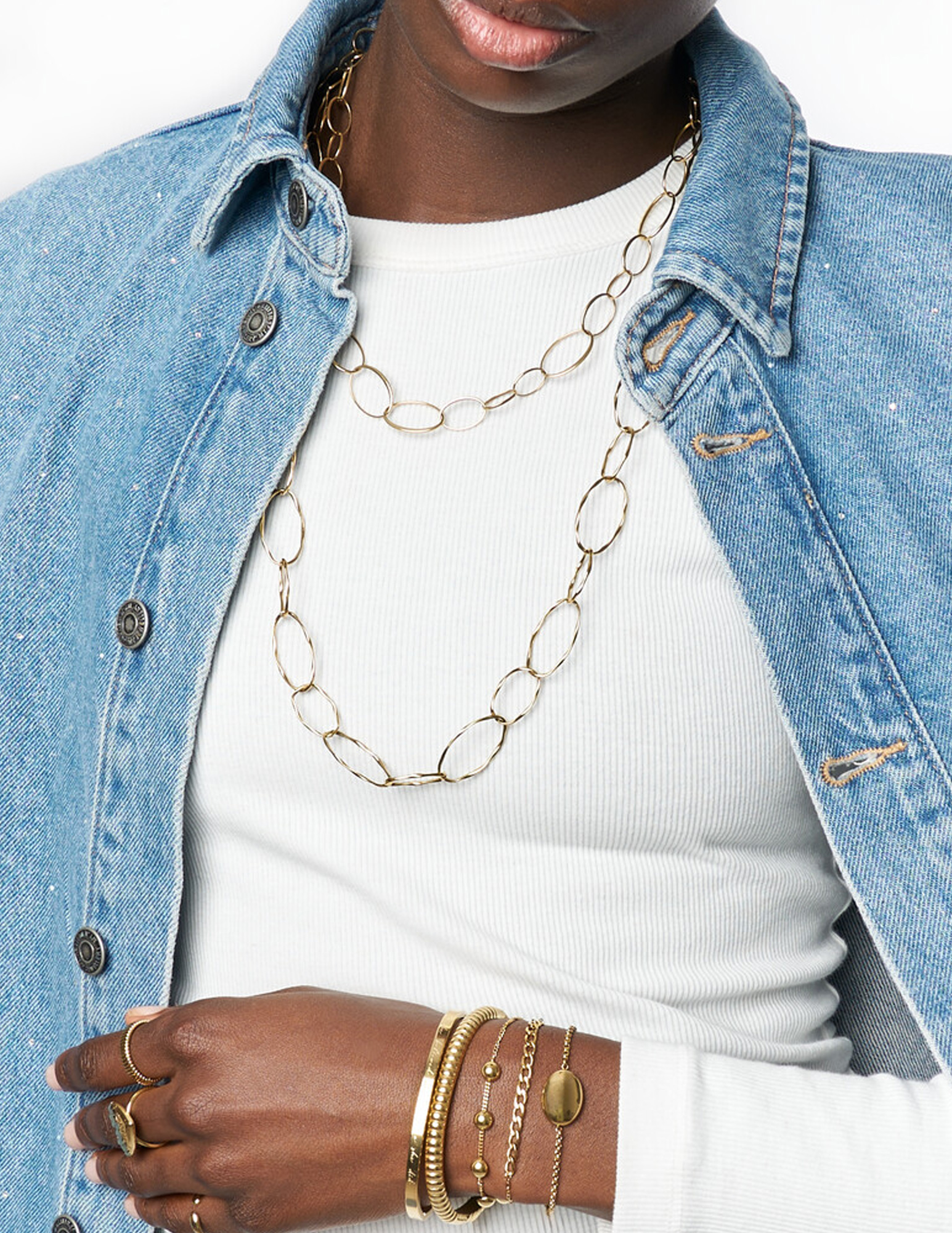 My Jewellery Bold schakelarmband MJ14141 Goud