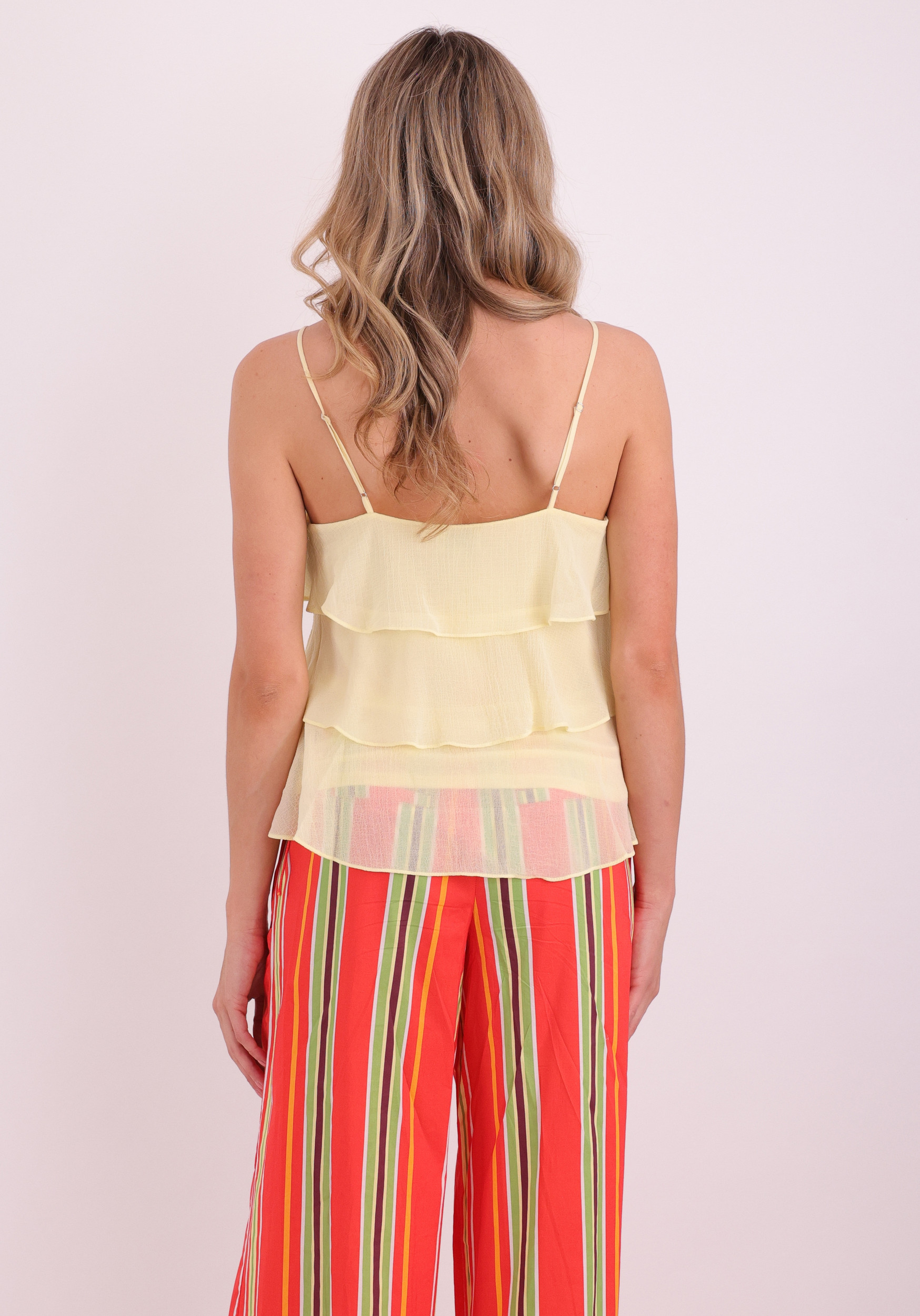 ONLY Top Linn 15351364 Licht geel