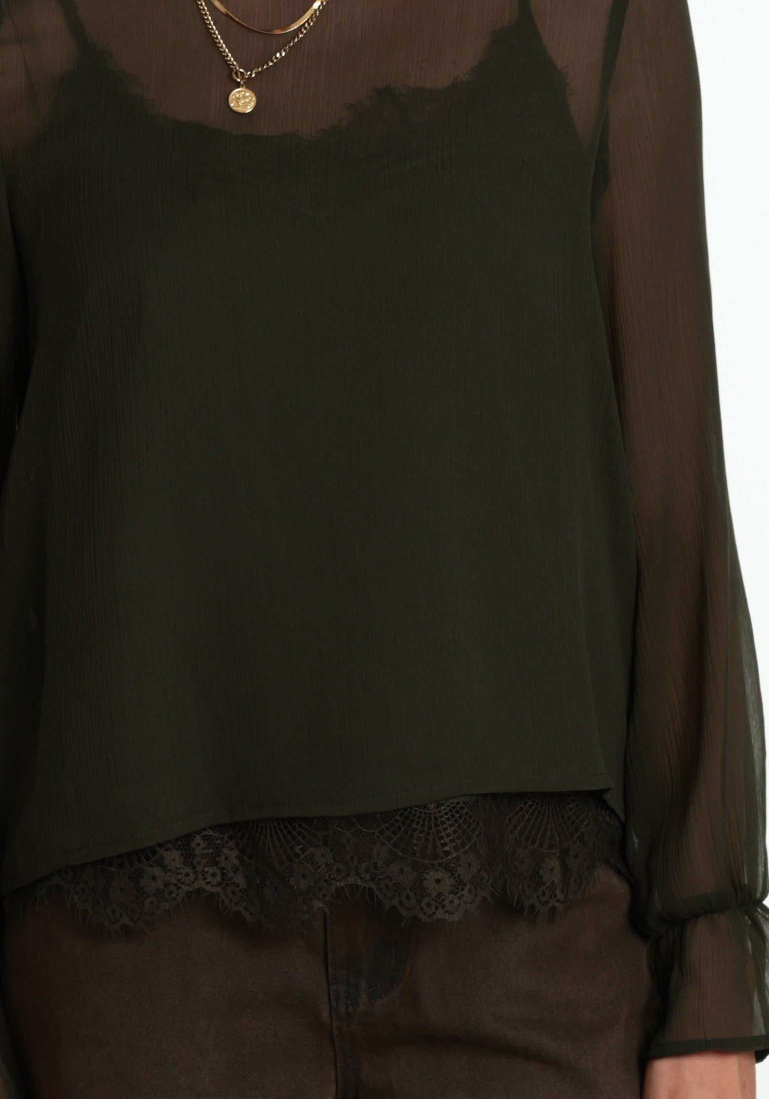 VERO MODA Blouse Lalie 10352679 Groen