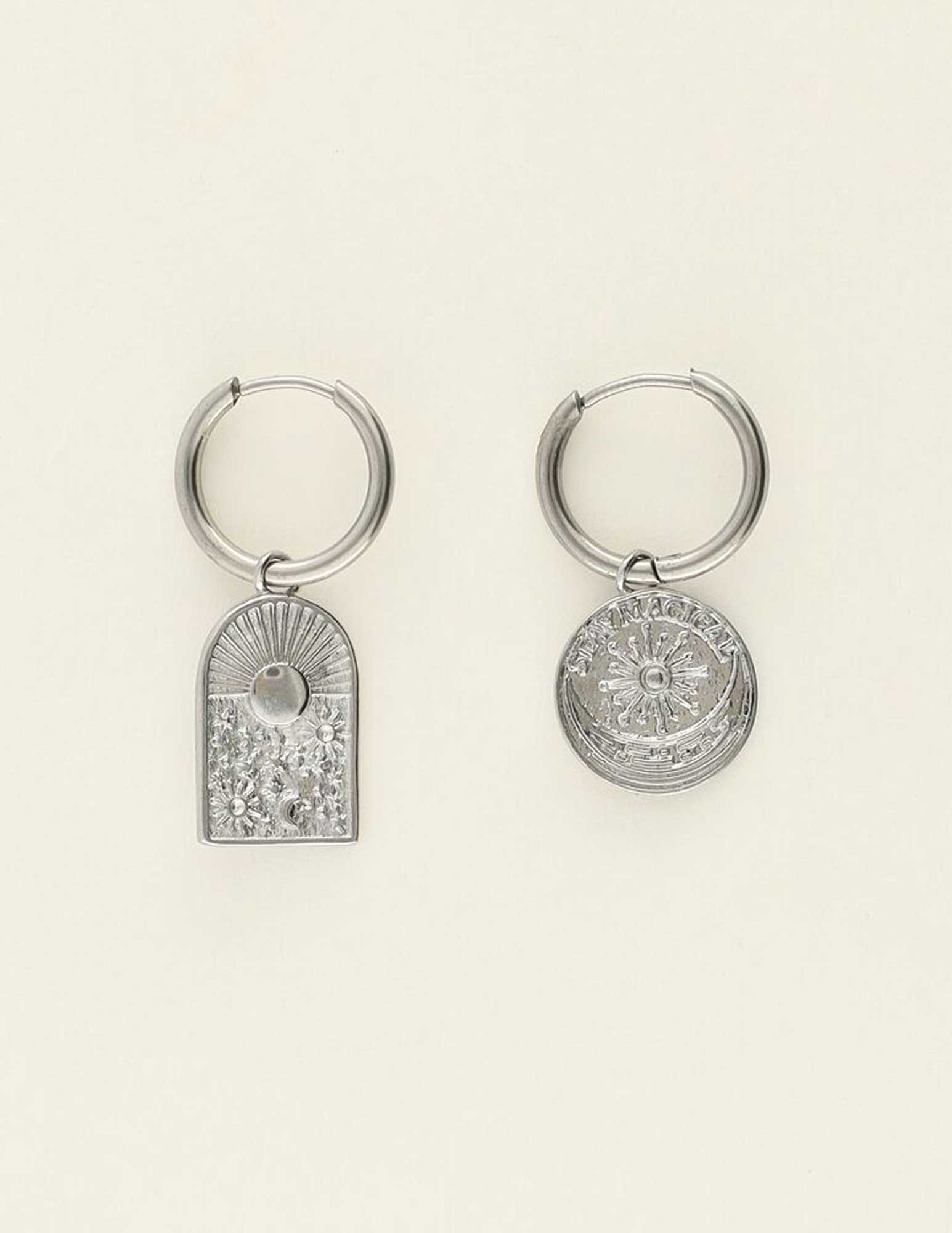 My Jewellery Mystic oorbellen unique MJ09434 Zilver