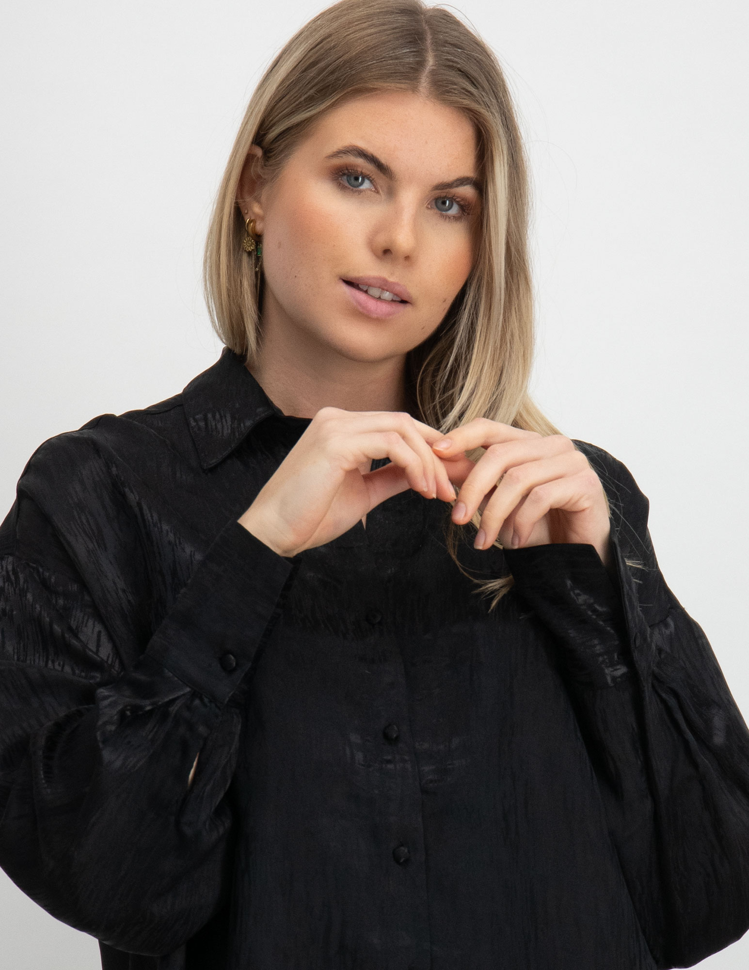 Vero moda Blouse Sina 10295616 Zwart