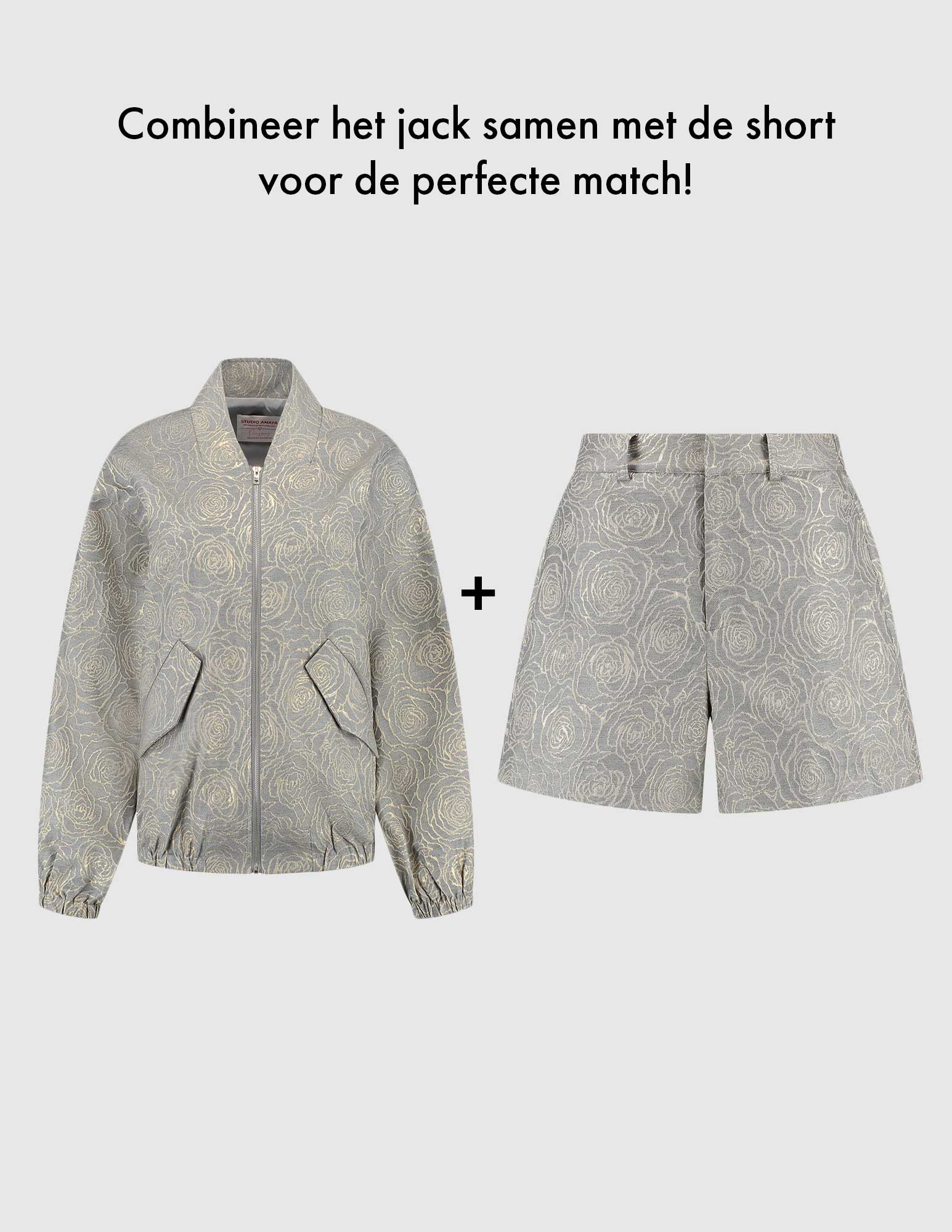 Amaya Amsterdam Short Miss Congeniality grijs