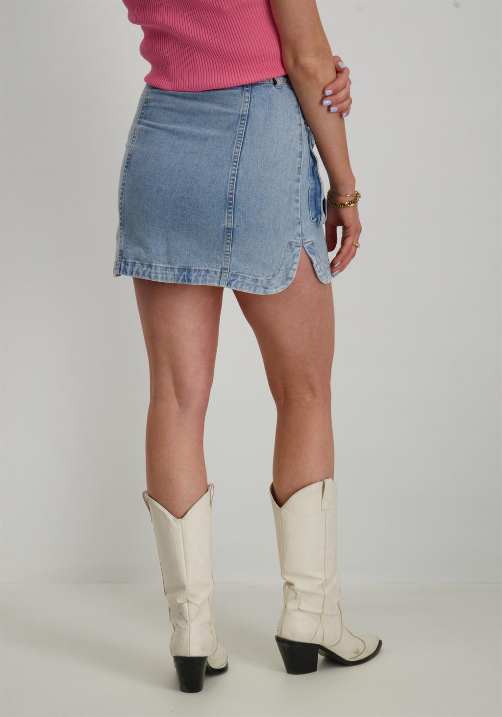 Vila Rouge Korte rok Mari 14095389 Licht blauw