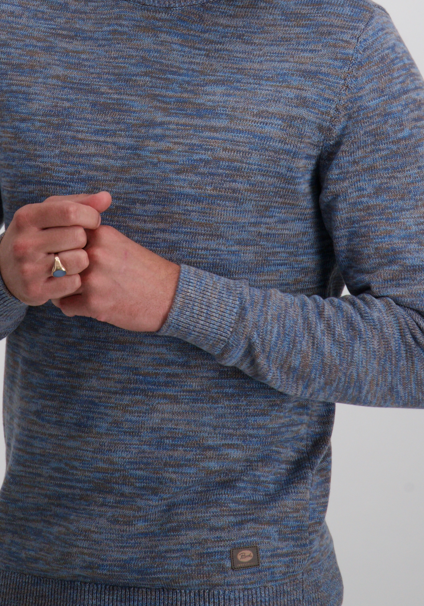 Petrol Trui M-3050-KWR240 Blauw