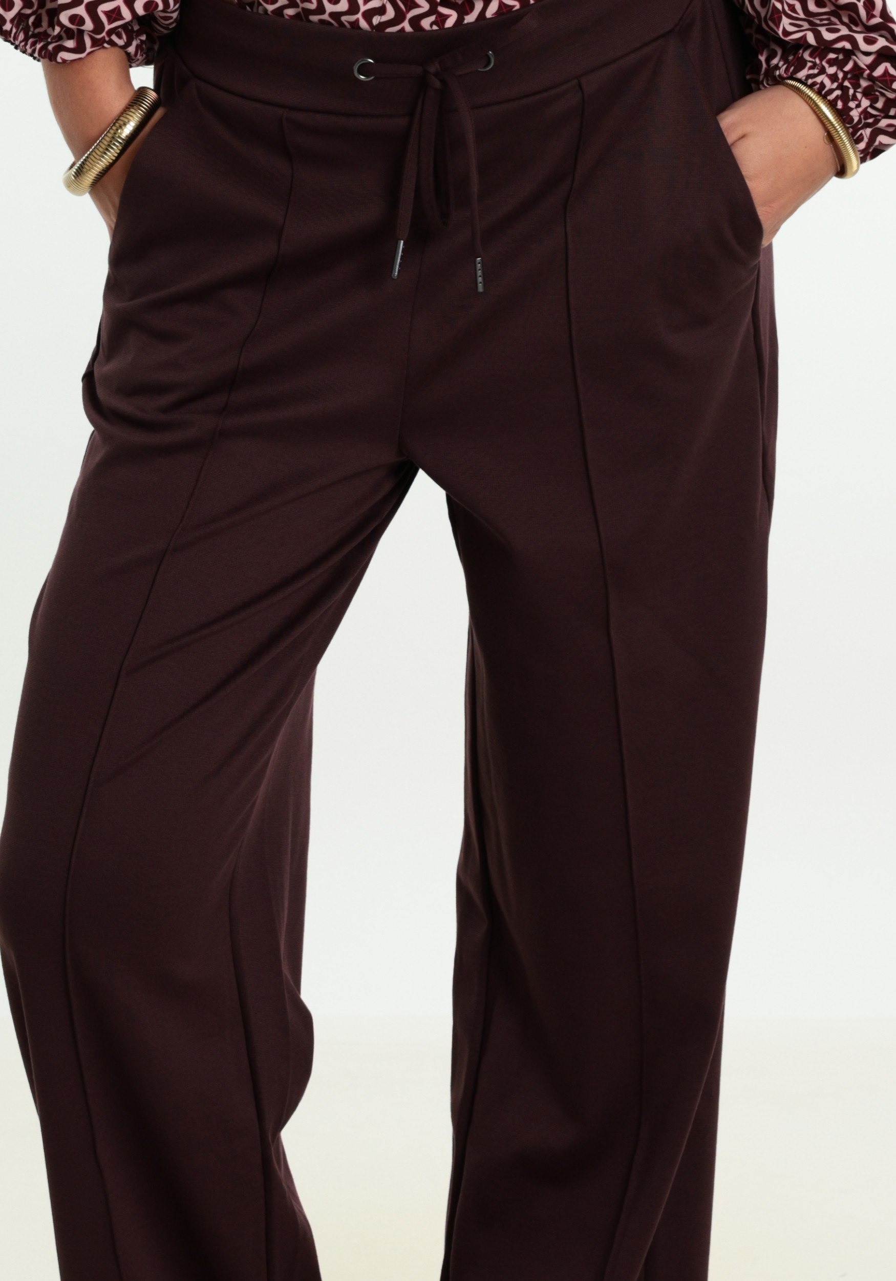 Kaffe Clothing Broek Jenny 10508621 Bruin