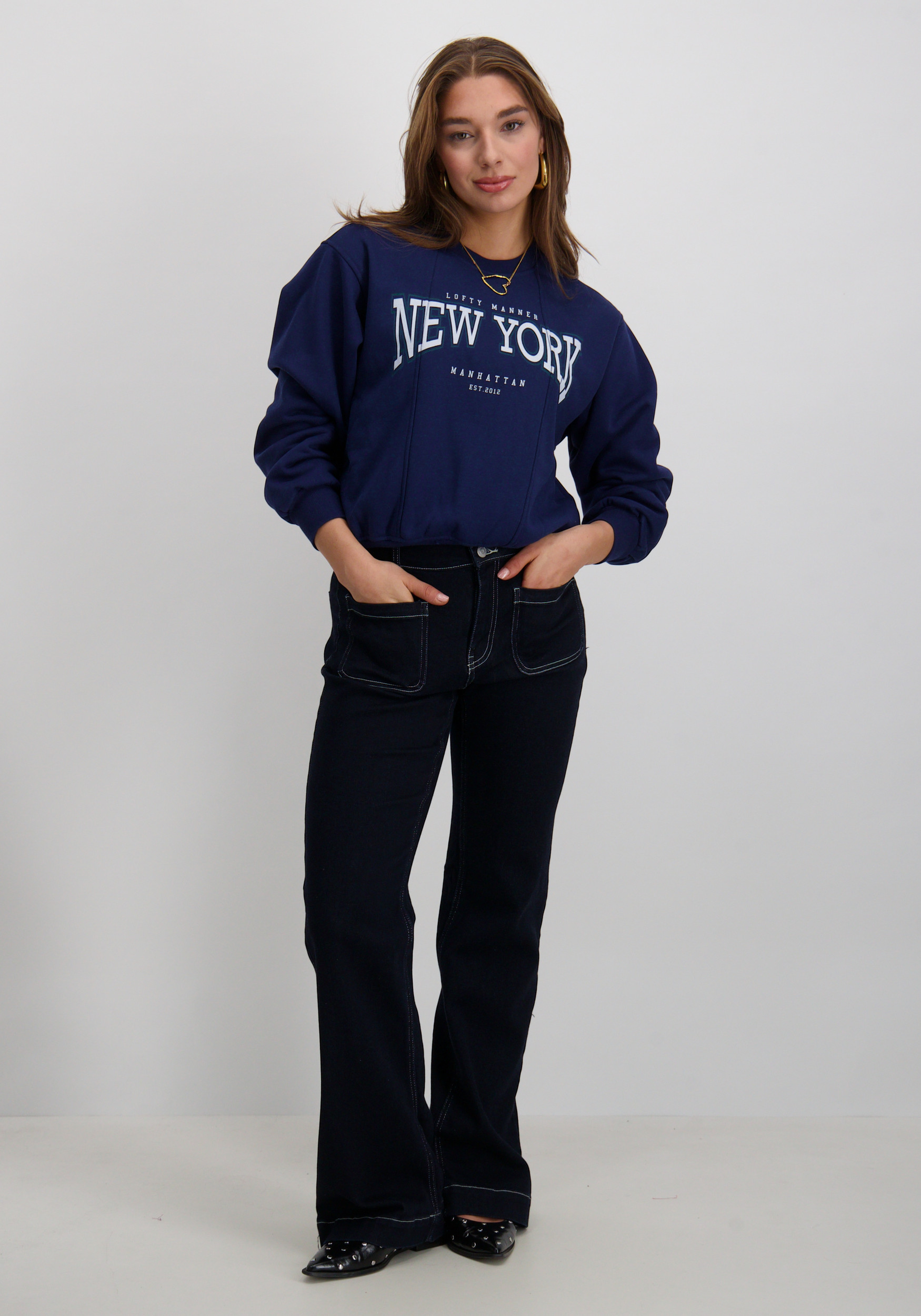 Lofty Manner Sweater Emmy QJ11 Marine