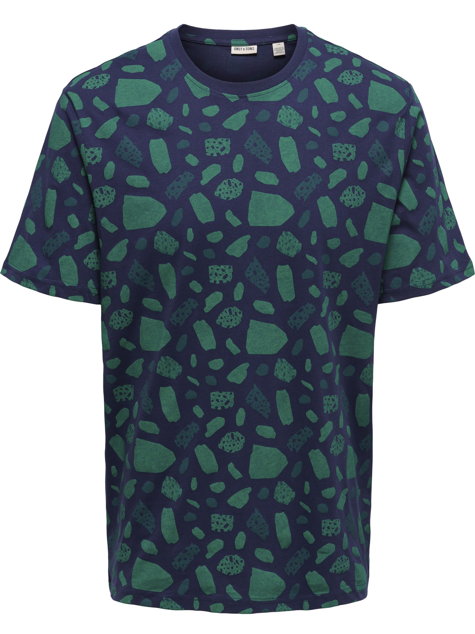 ONLY & SONS T-shirt Levi 22023392 Donker Blauw