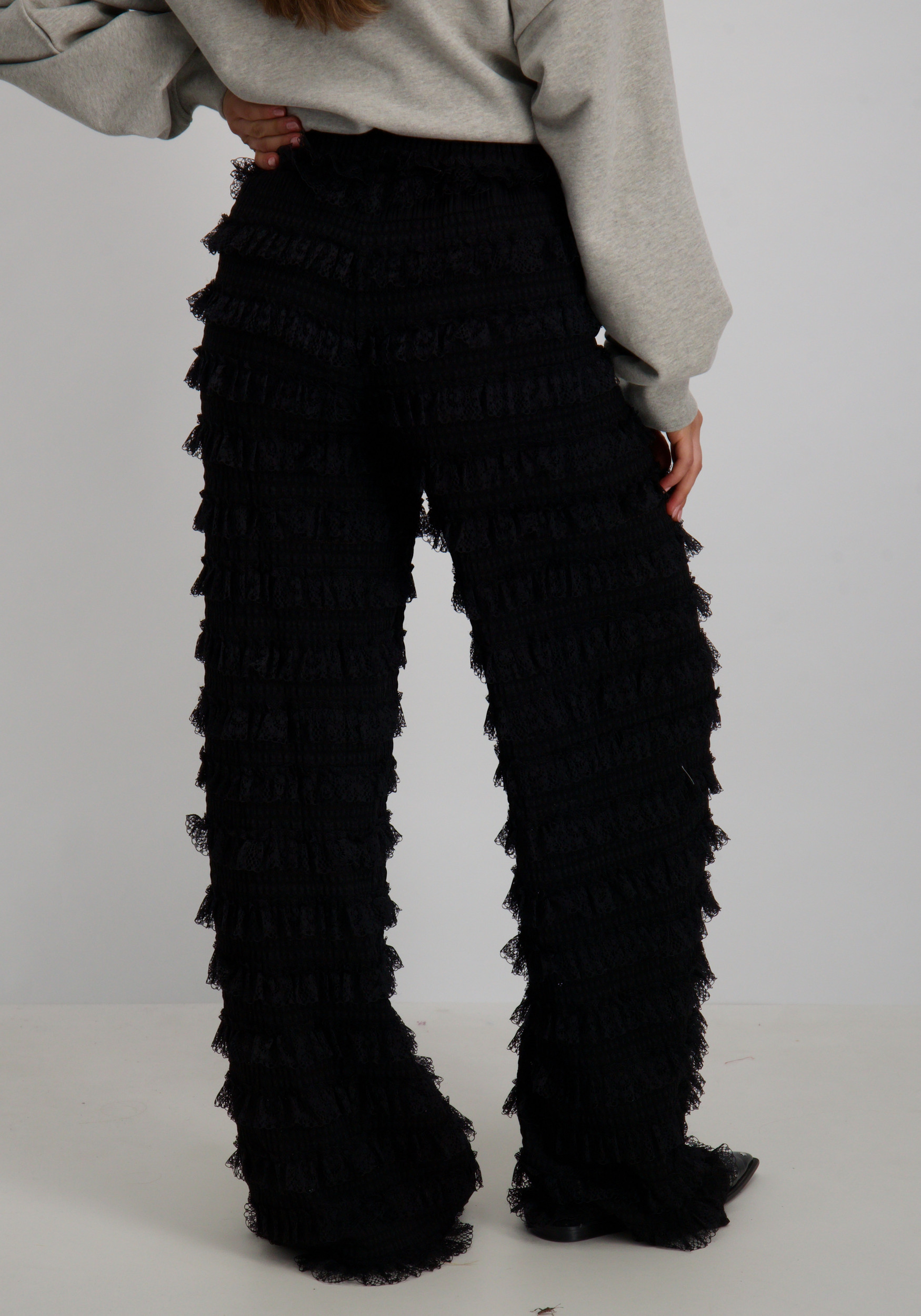 Harper & Yve Broek Lo AW25P111 Zwart