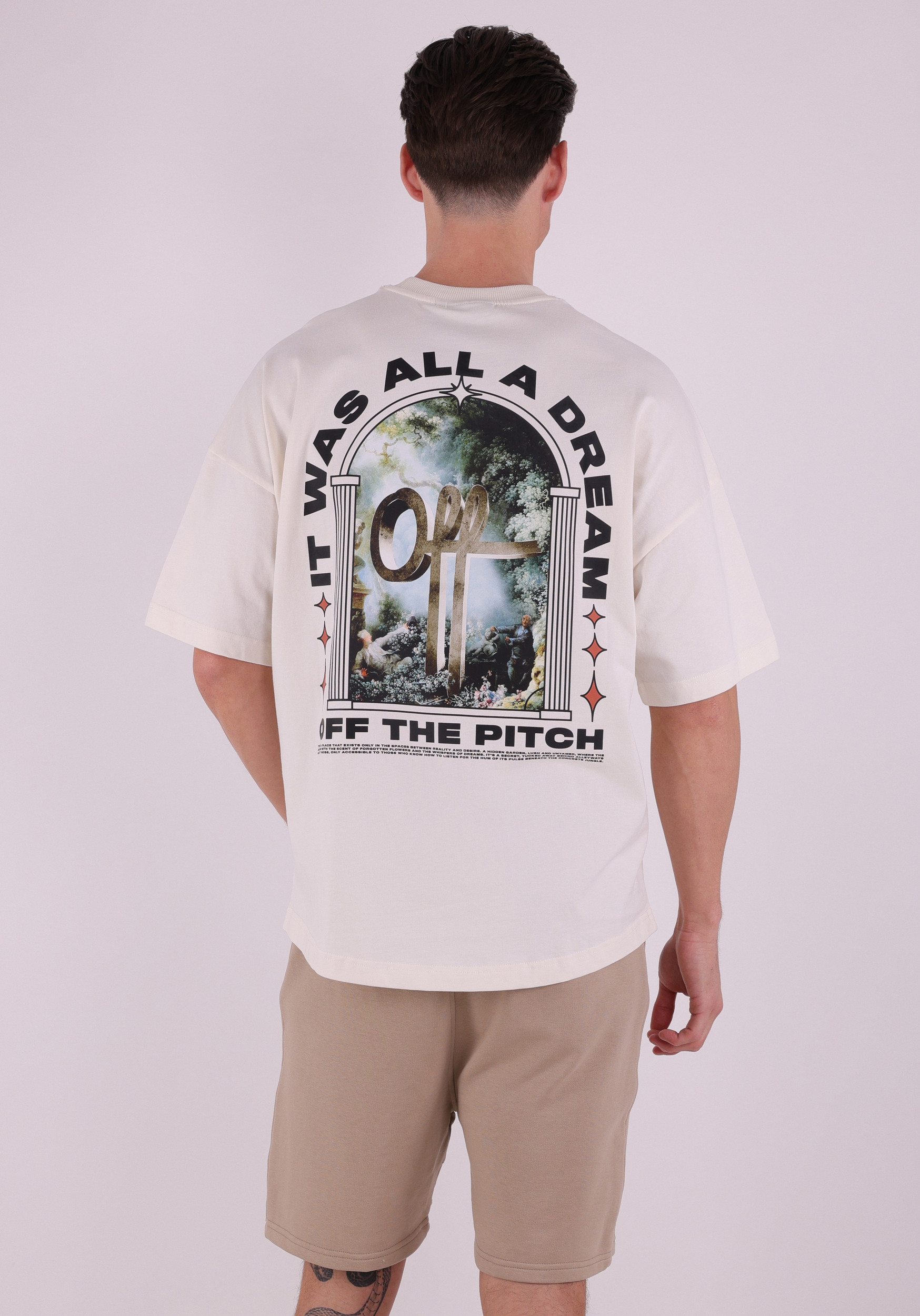 Off The Pitch T-shirt Passage OTP261047 Ecru