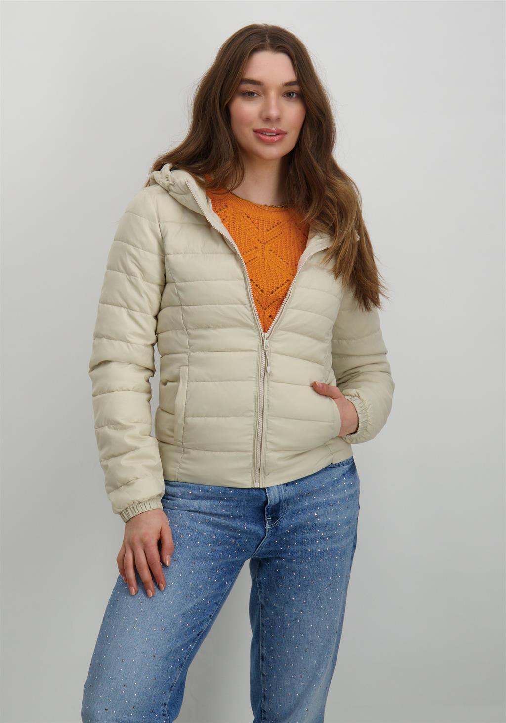 Only Gewatteerde jas Tahoe 15156569 Beige