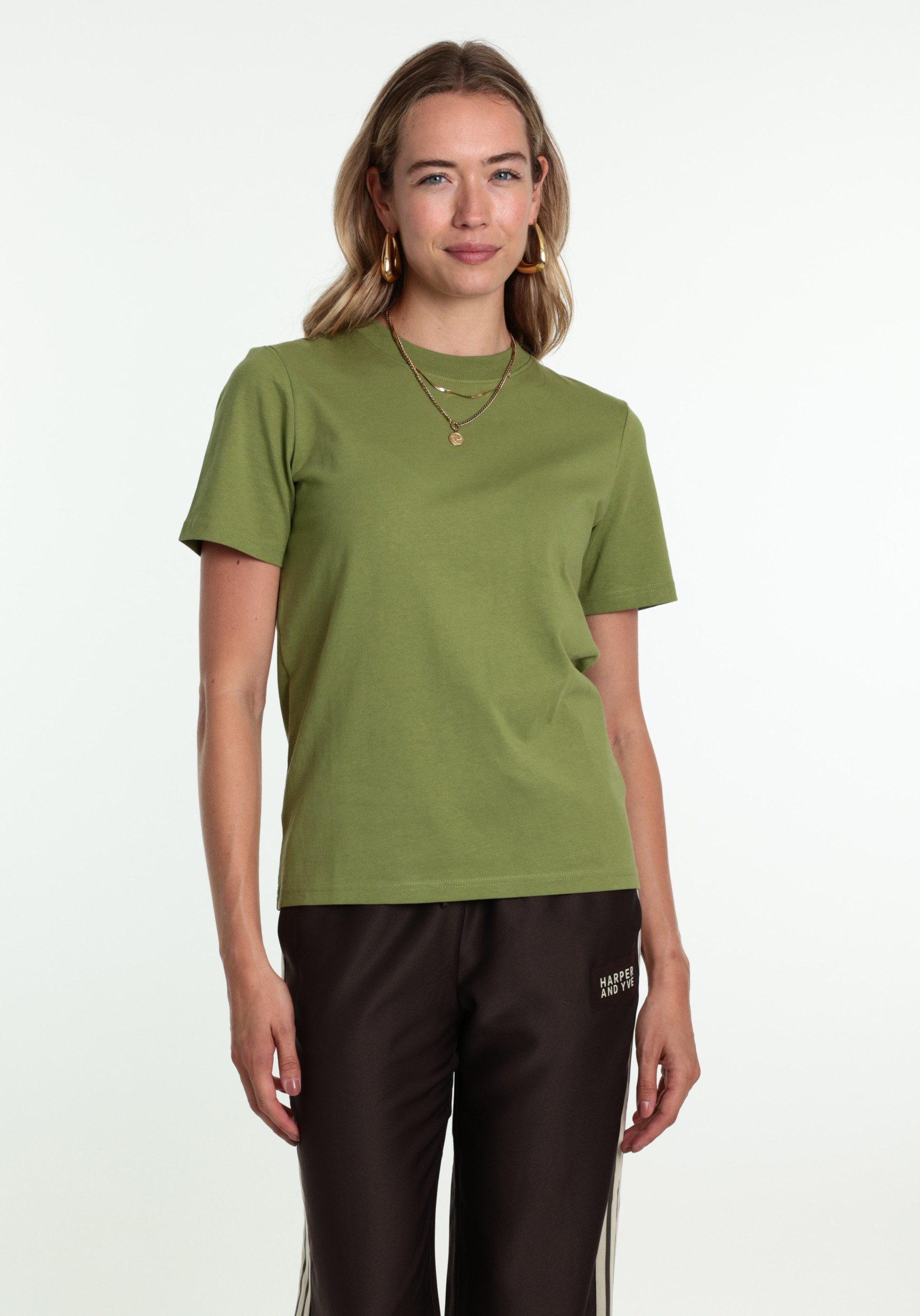 ONLY T-shirt Monja 15320892 Midden groen
