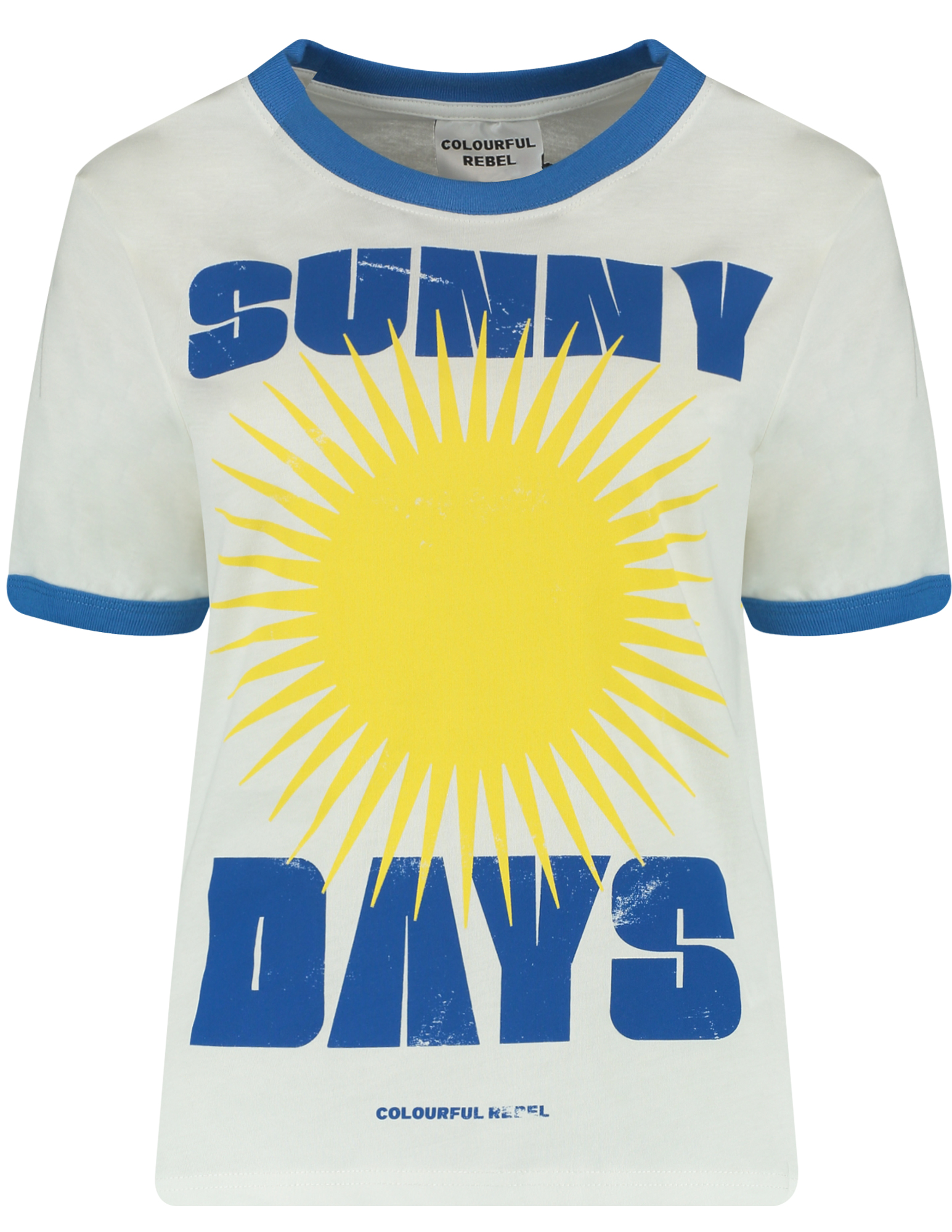 Colourful Rebel T-shirt Sunny days WT116892 Wit