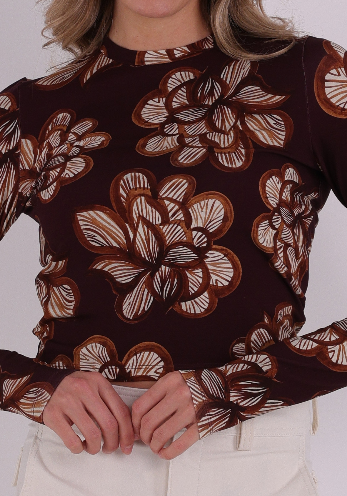 Harper & Yve Top Steff SS6T502 Donker Paars