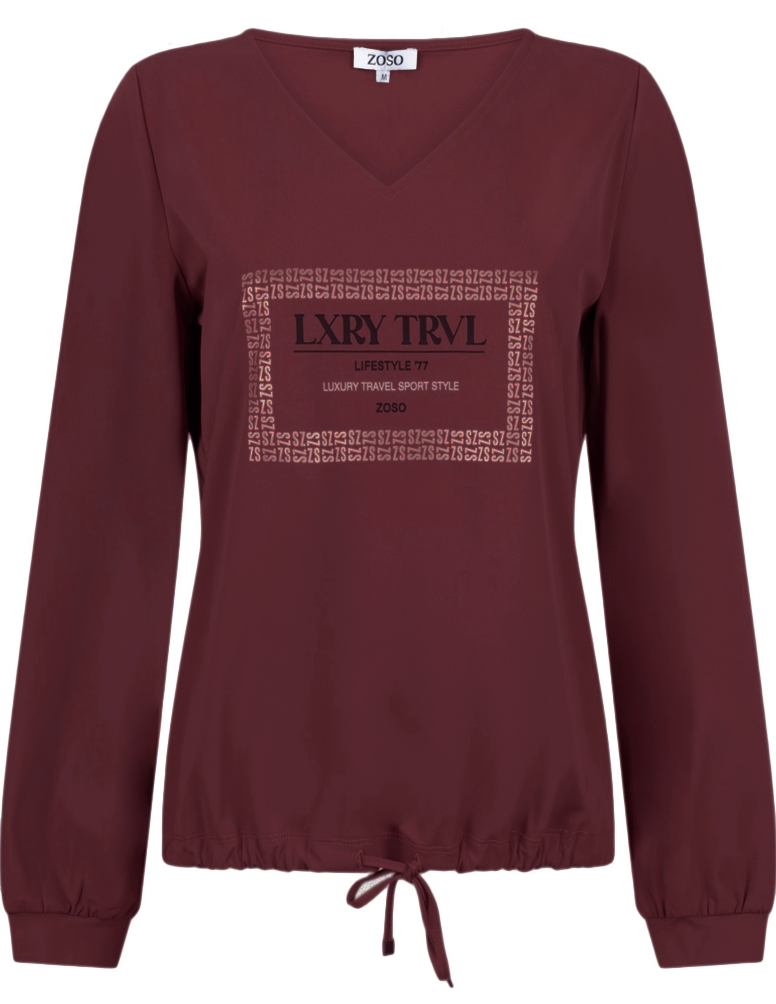 Zoso T-shirt 255Fame Bordeaux