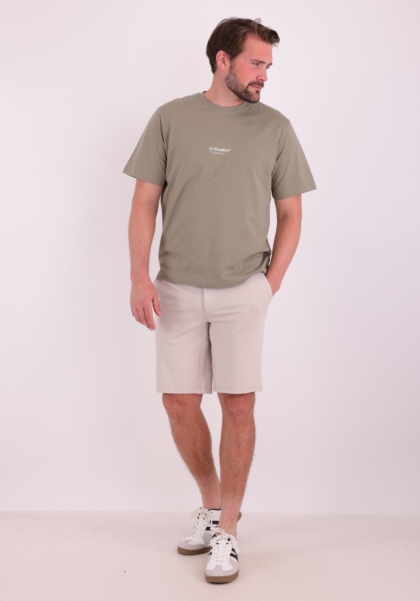 JACK & JONES T-shirt Soho 12278787 Midden groen