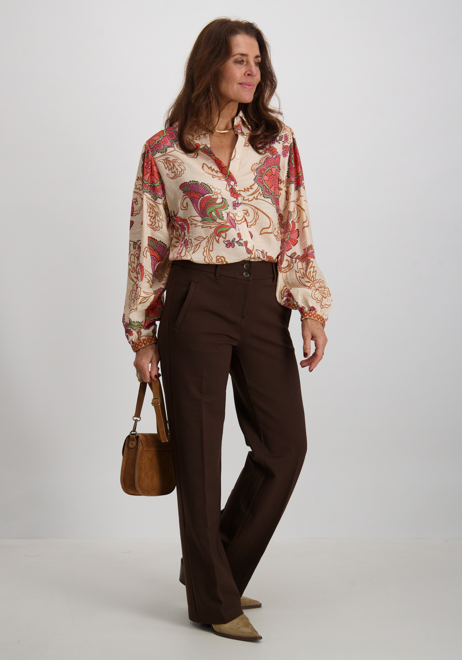 Geisha Blouse 53935-20 Beige