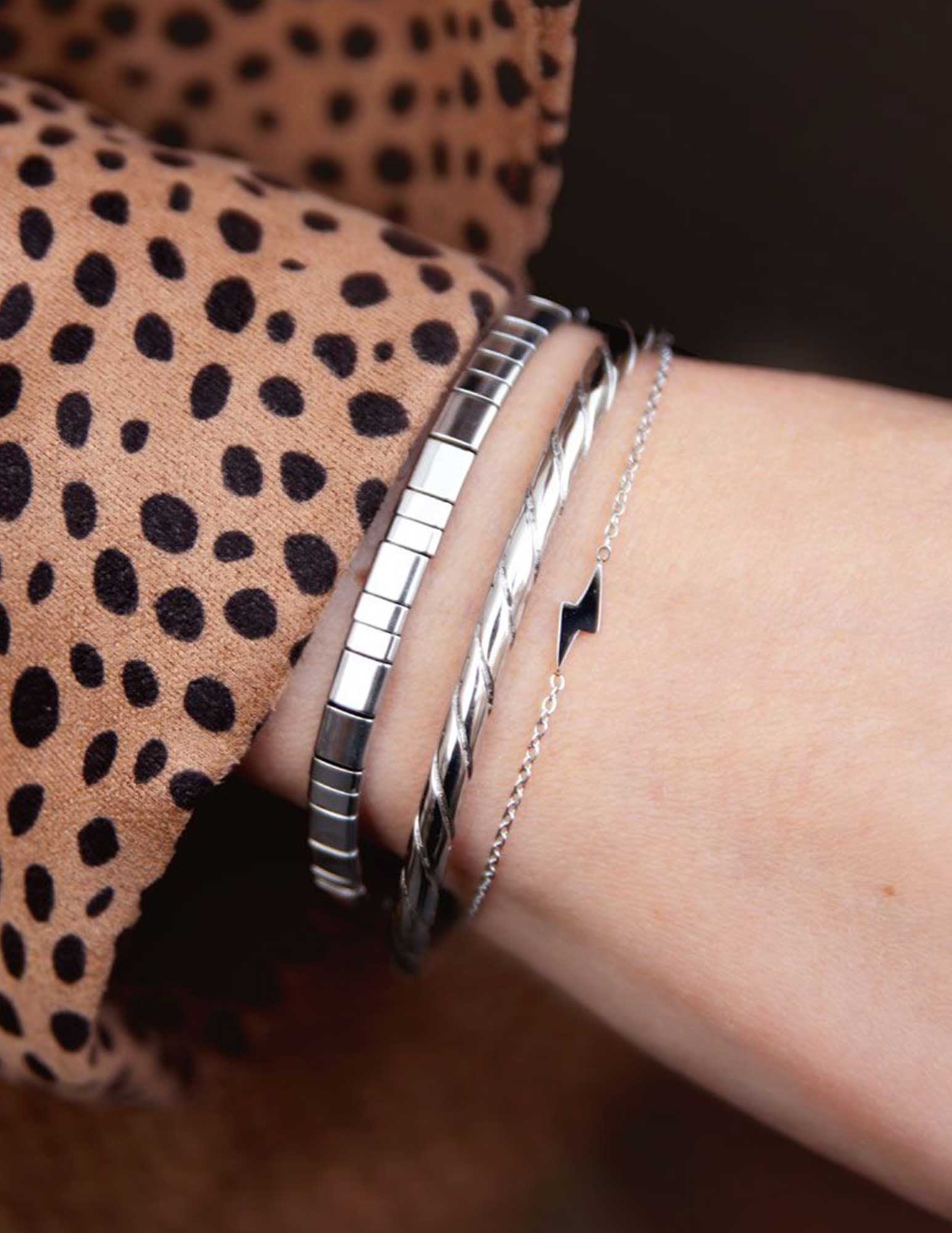 My Jewellery Armband bliksem MJ03147 Zilver