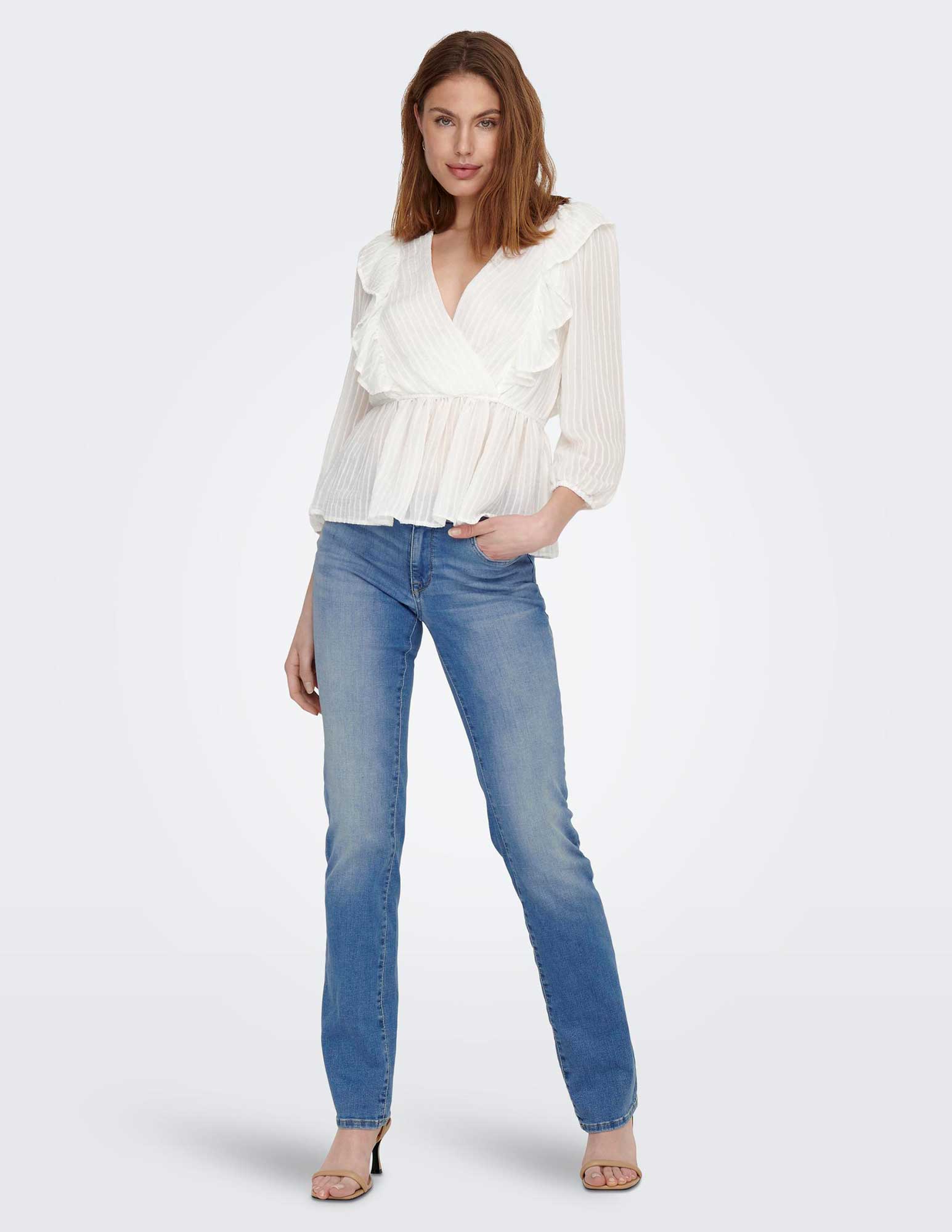 Only Jeans Alicia 15258103 Blauw
