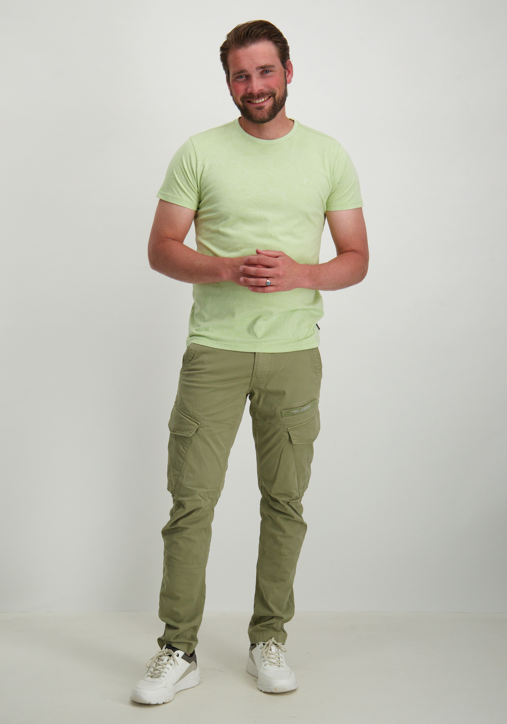 Petrol T-shirt M-1050-TSR116 Groen