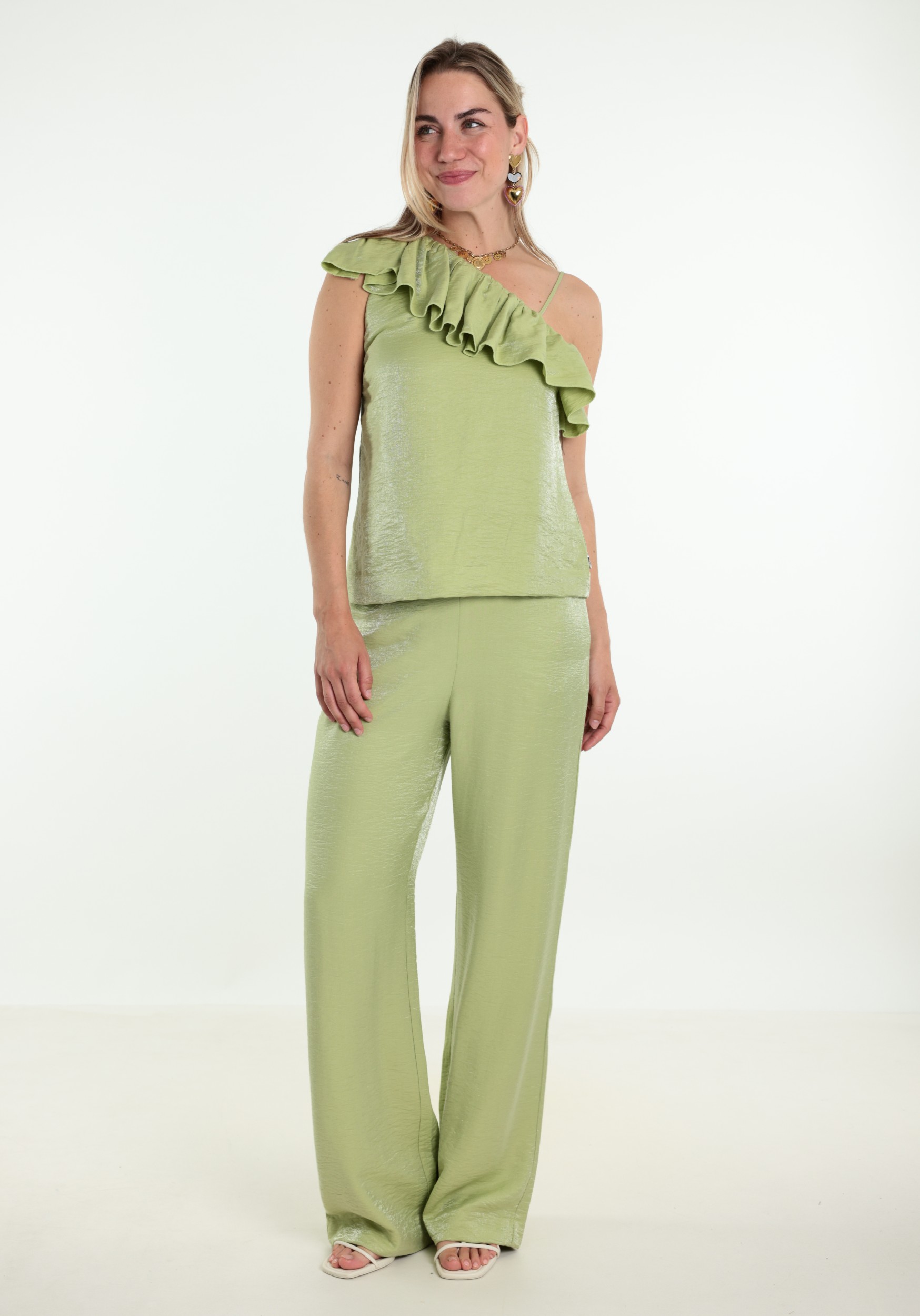 Jansen Amsterdam Broek DO SS26.4 Groen