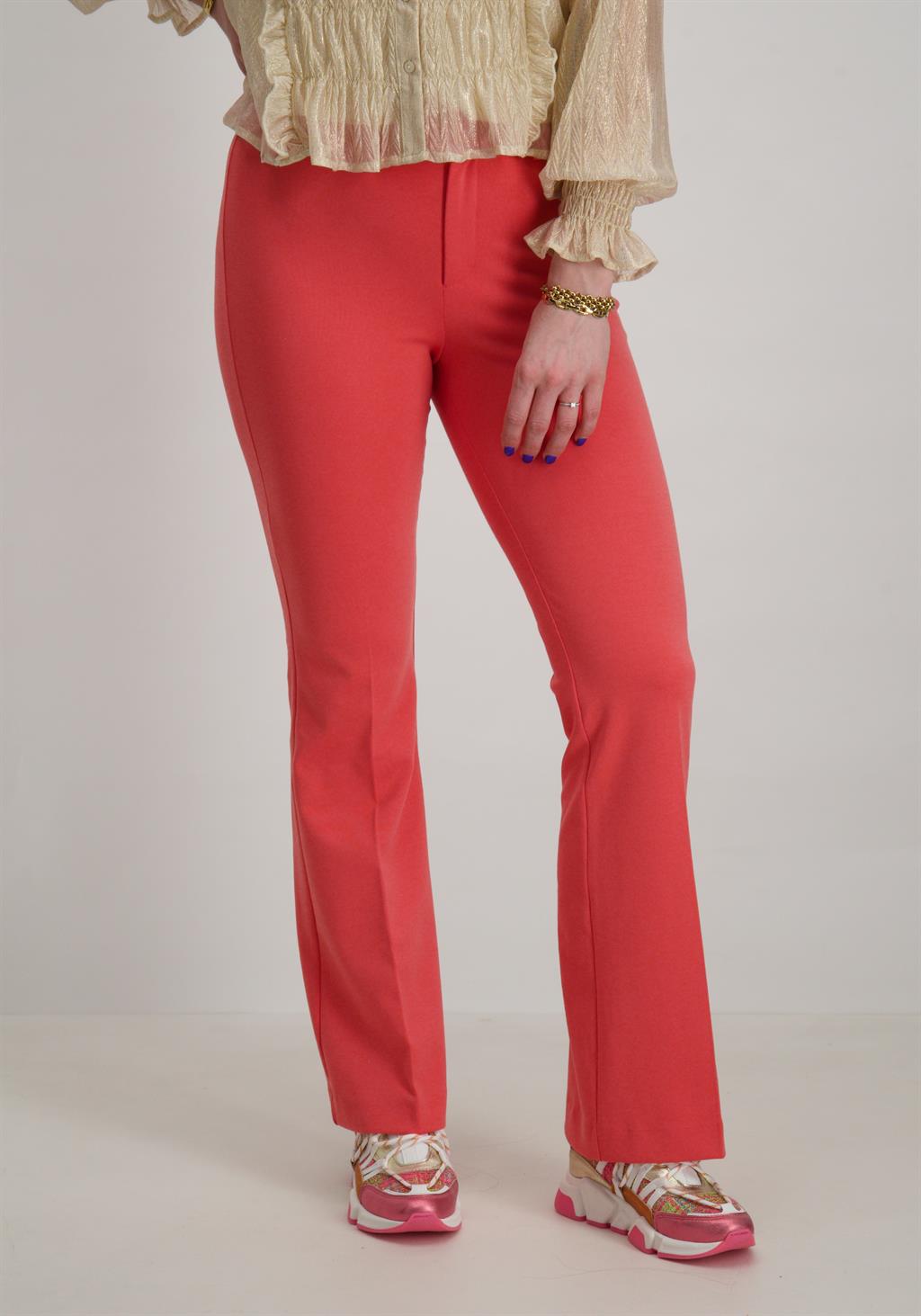 Only Flared broek Peach 15298660 Zalm