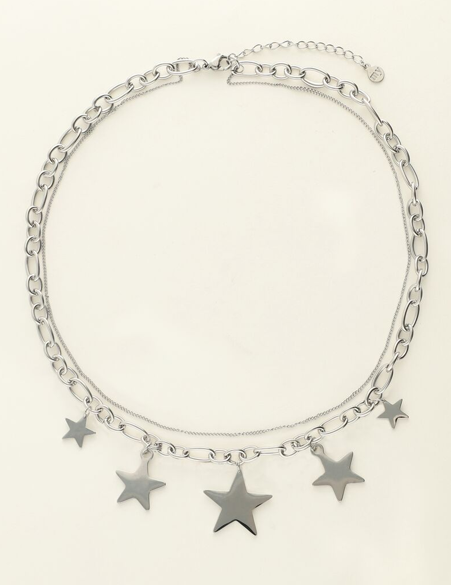 My Jewellery Statement ketting chain stars MJ09525 Zilver