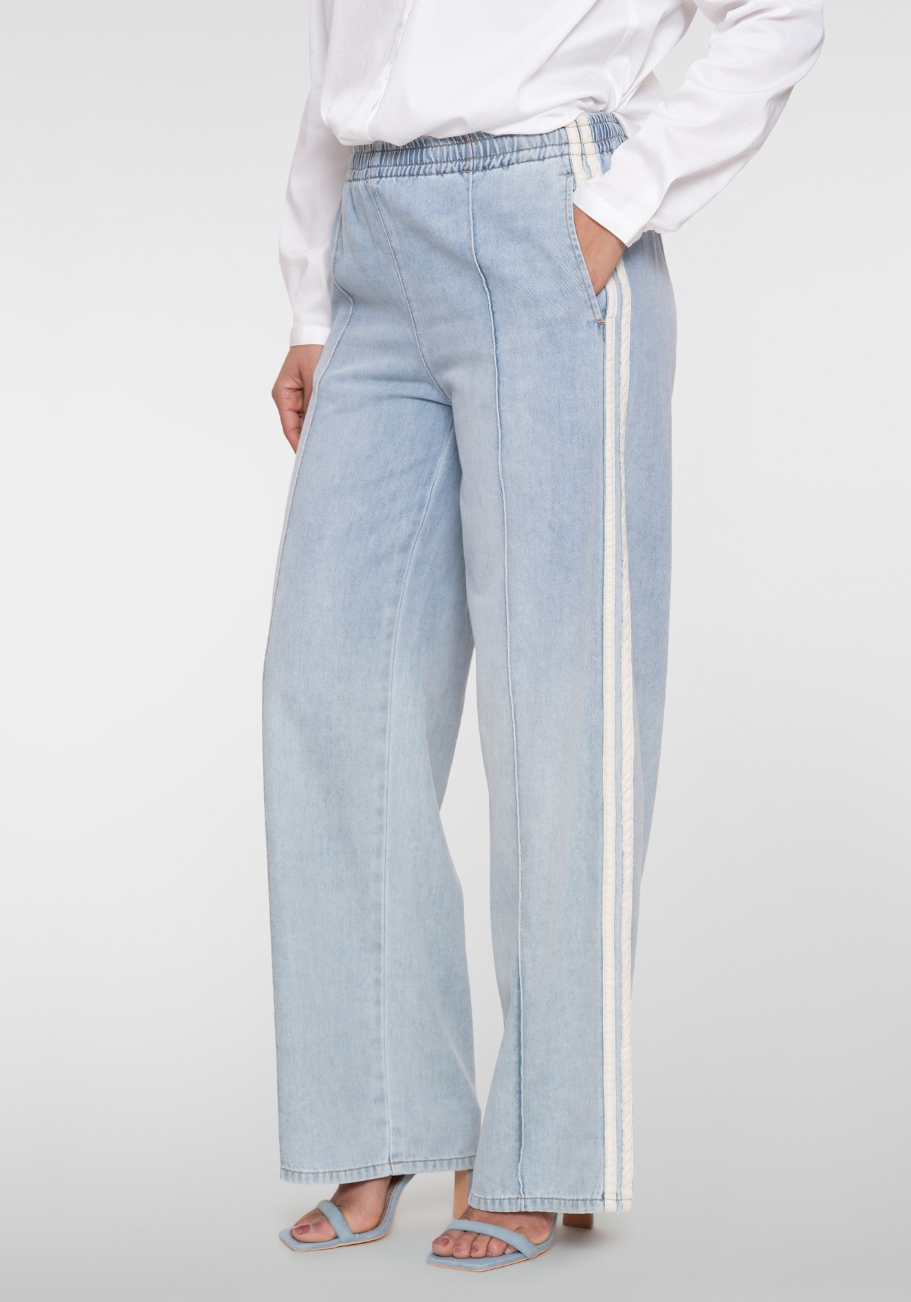 Geisha Jeans sport stipes 61051-10 Jeans blauw