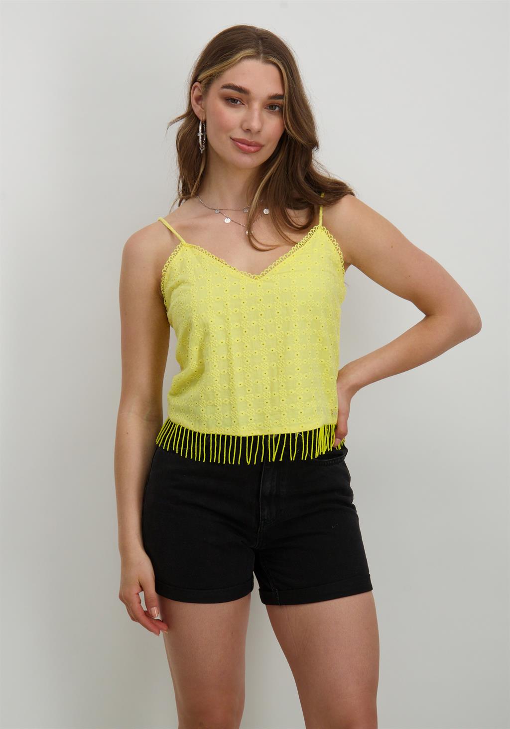 Harper & Yve Top Liva HS24P420 Geel