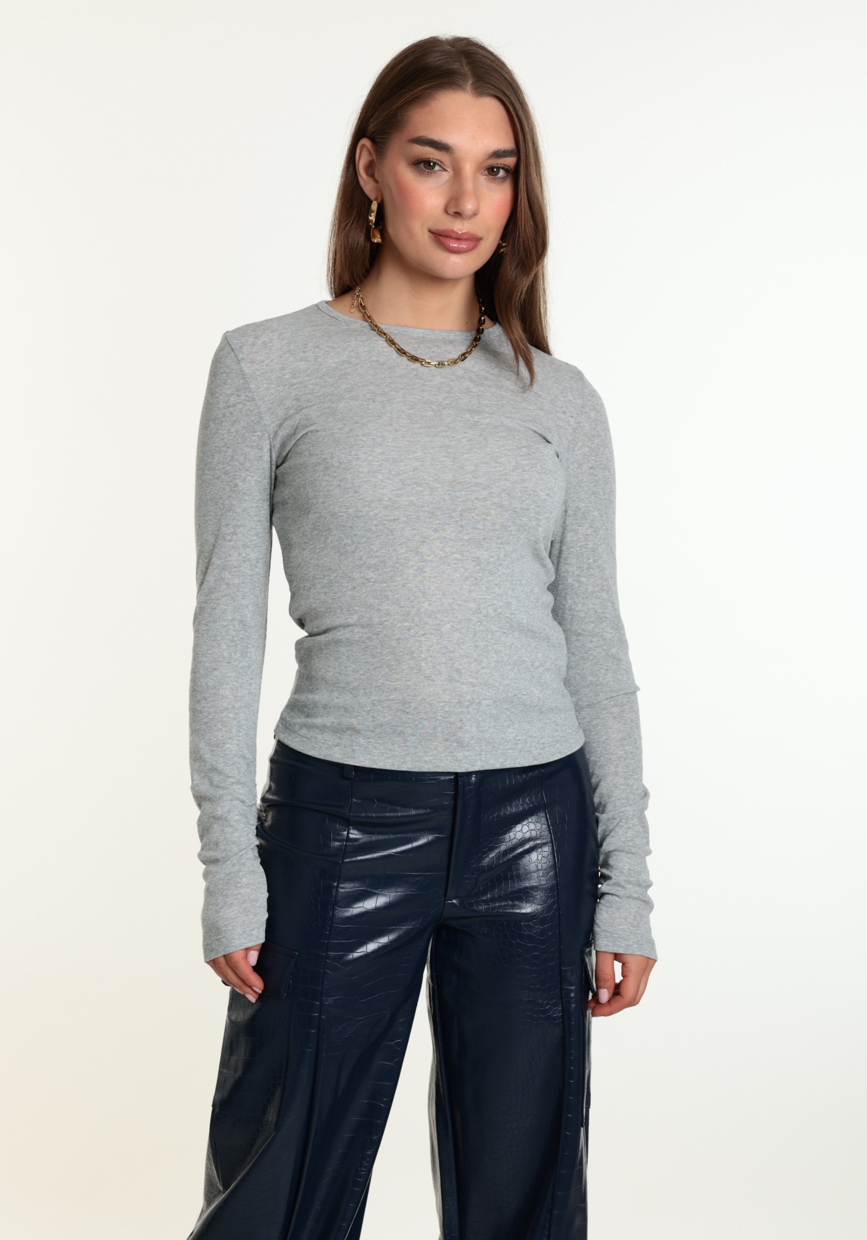 Harper & Yve Top Jason AW6P620 Licht grijs