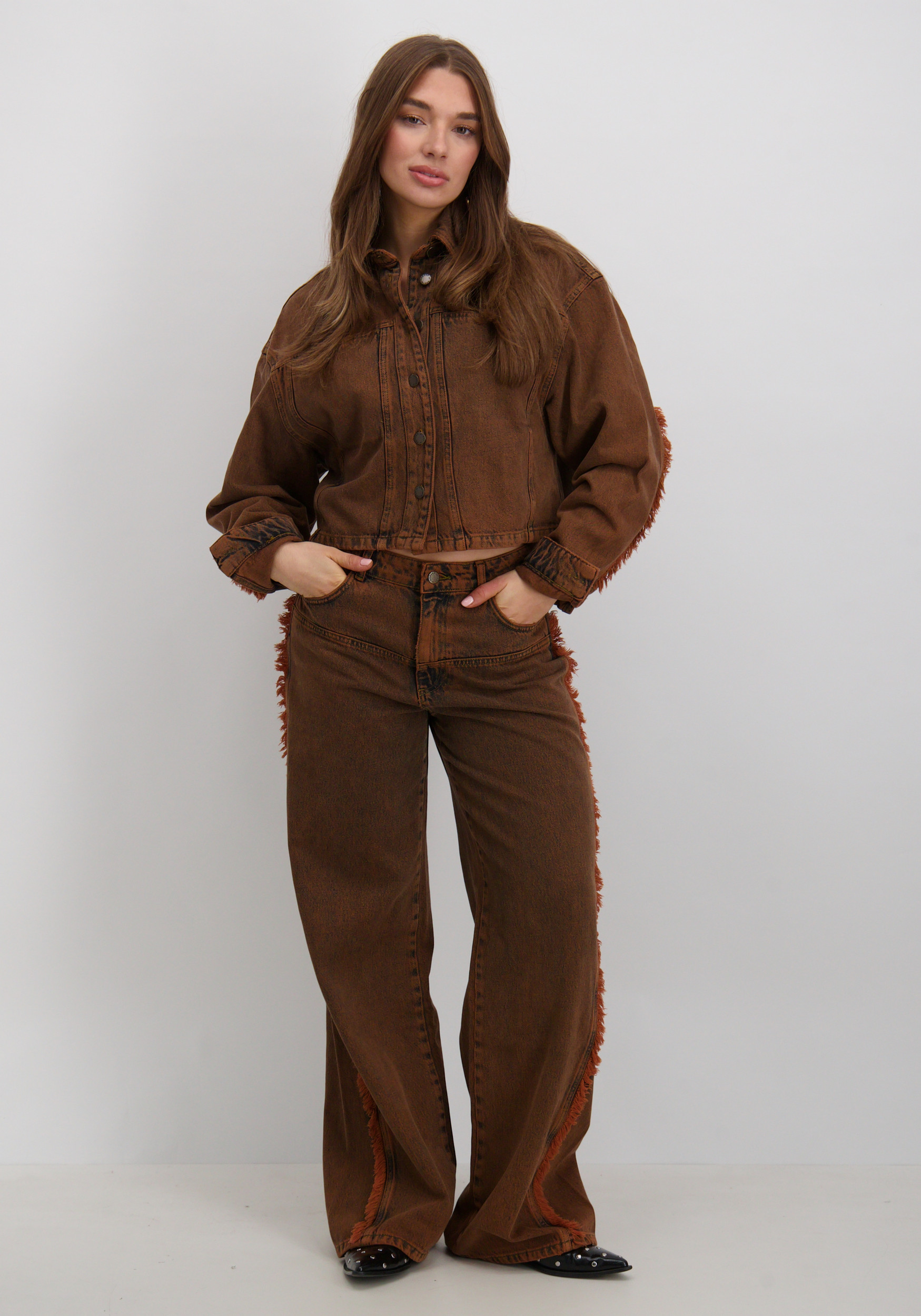 Harper & Yve Broek Charissa AW25D104 Oranje