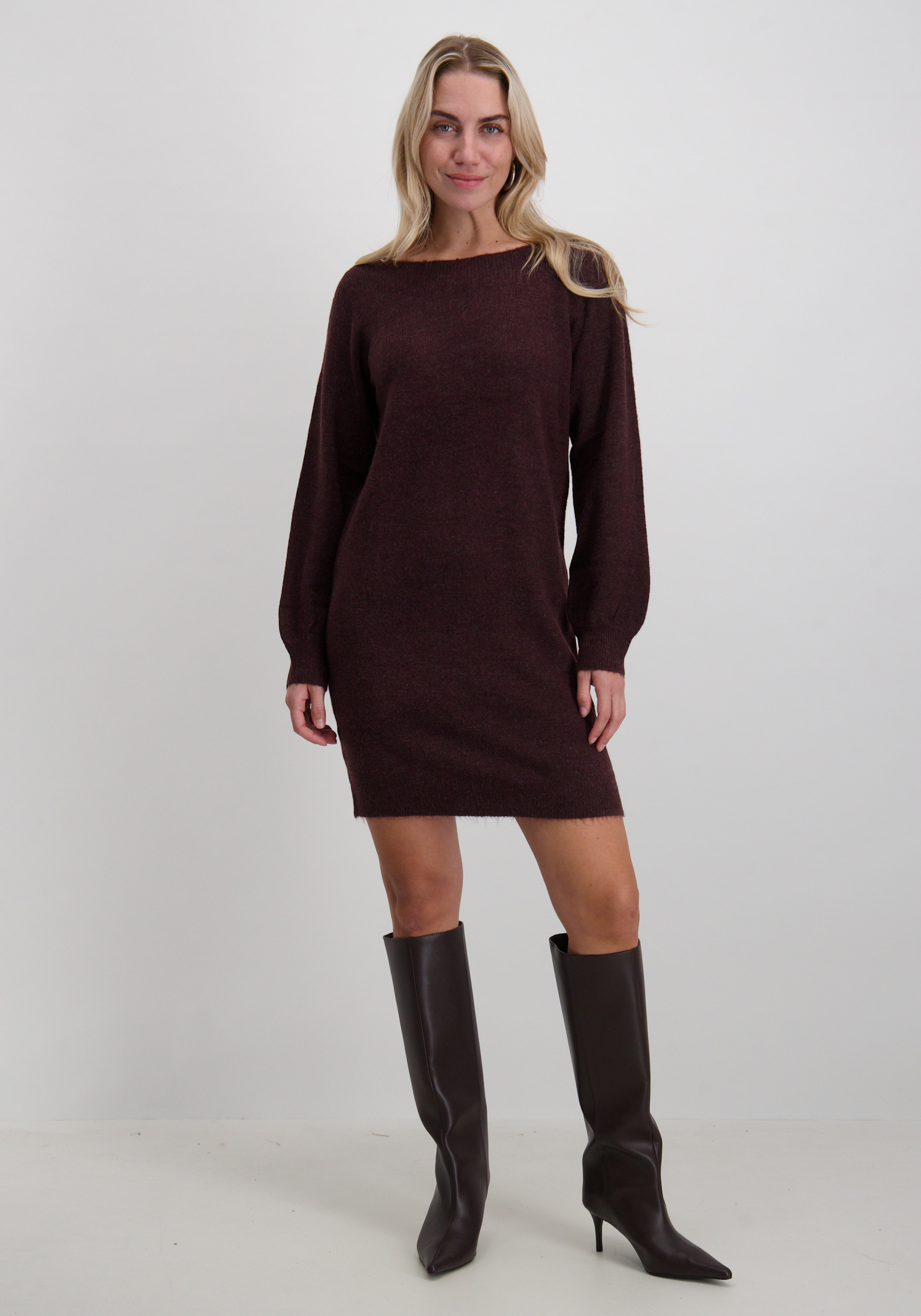 Vero moda Jurk Lefile 10296805 Bordeaux