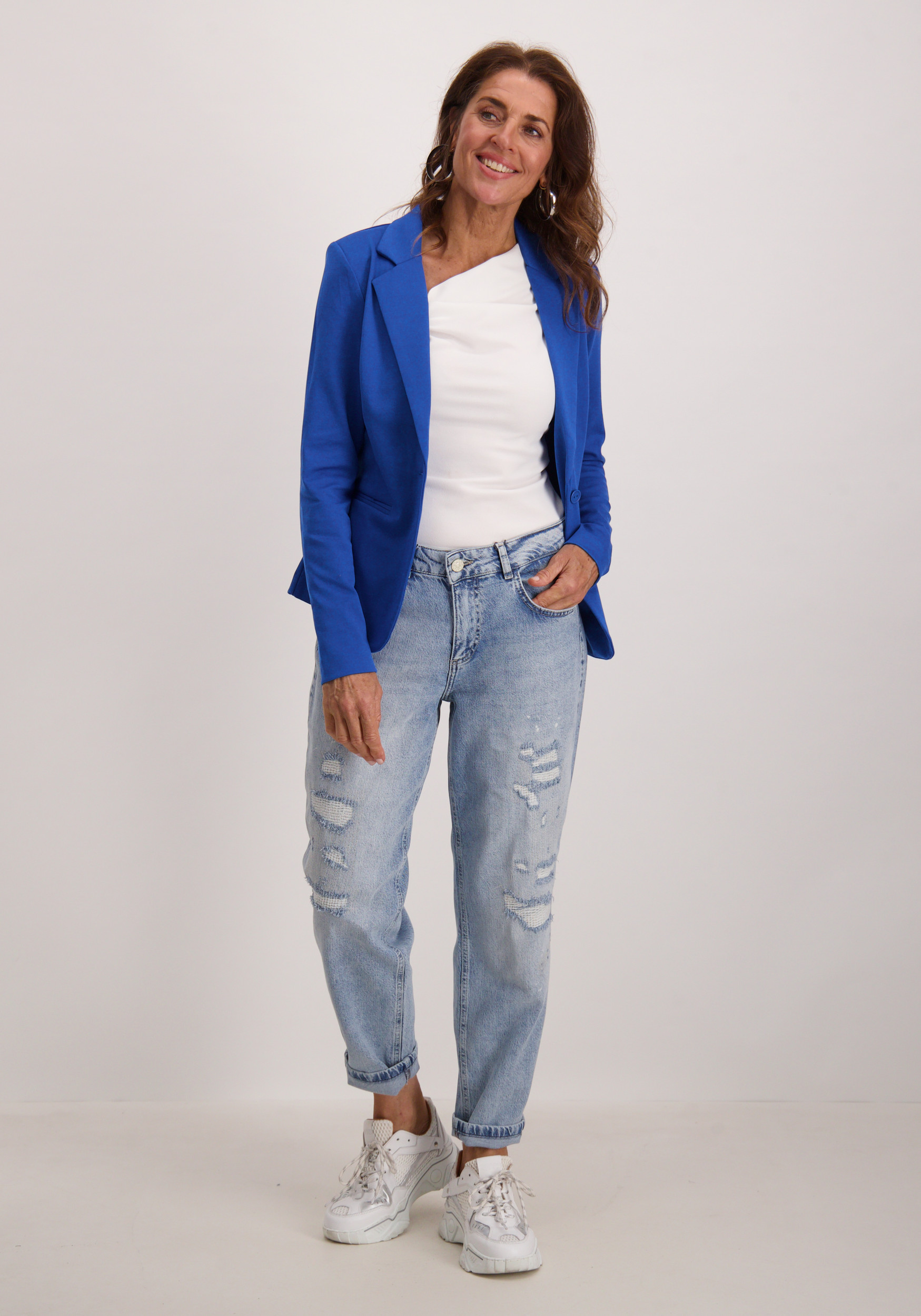 Ichi Blazer Kate 20101801 Donker blauw
