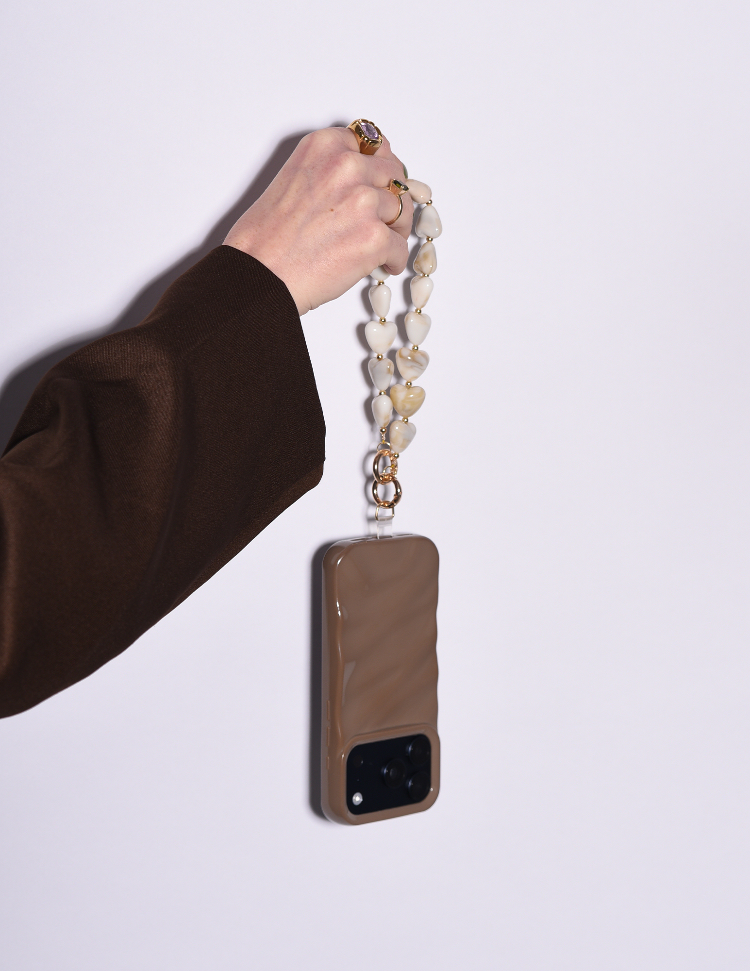 Be'Lieve Telefoonkoord Hearts 86120251029007 Ecru