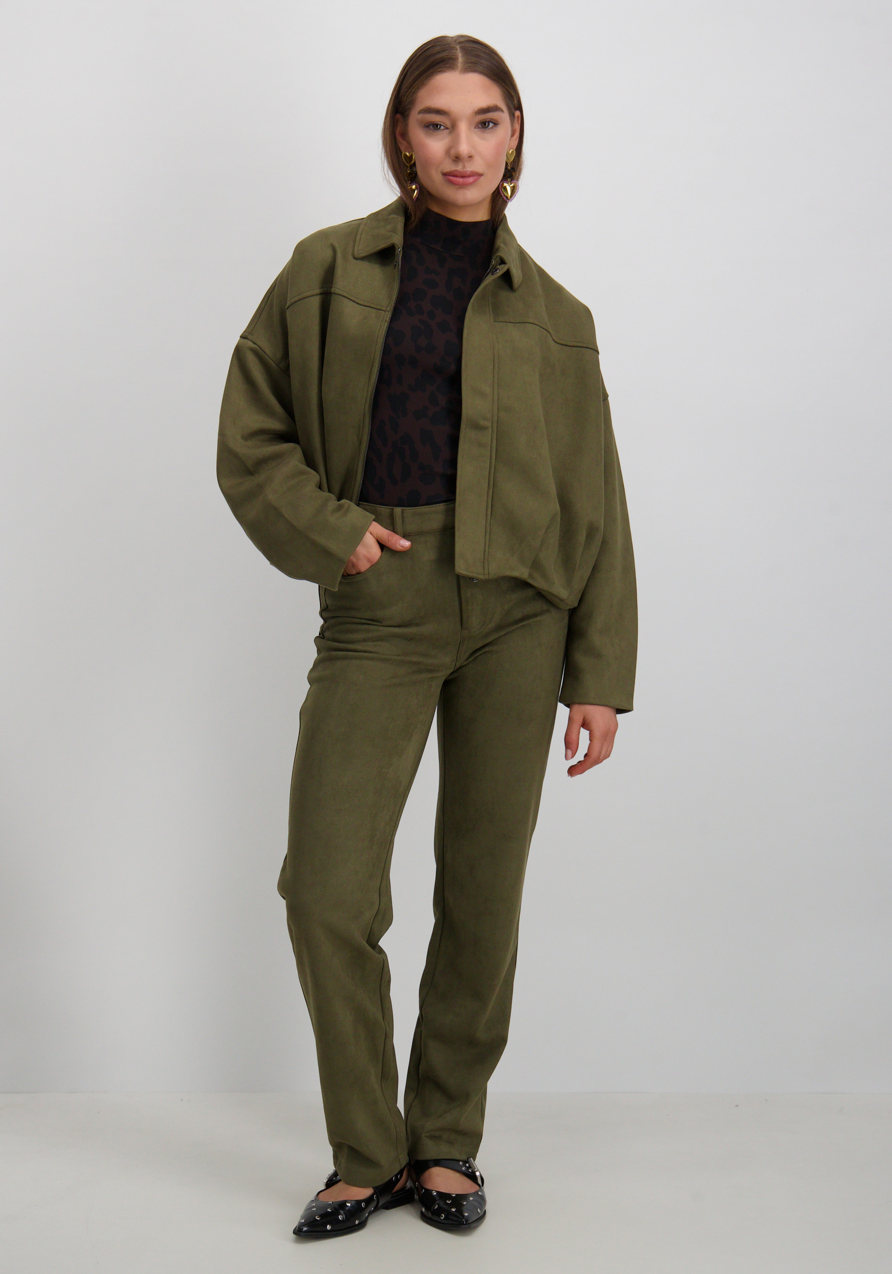 Vila Broek Viral kelly 14115090 Groen