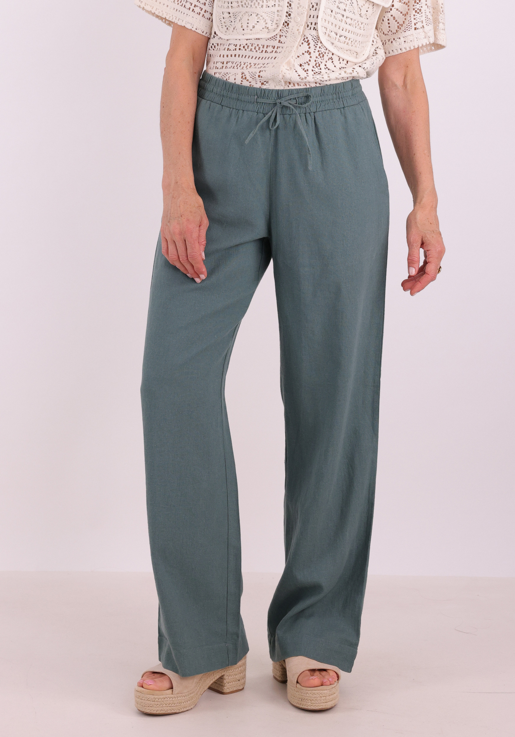 FREE|QUENT Broek Lava 127405 Donker groen