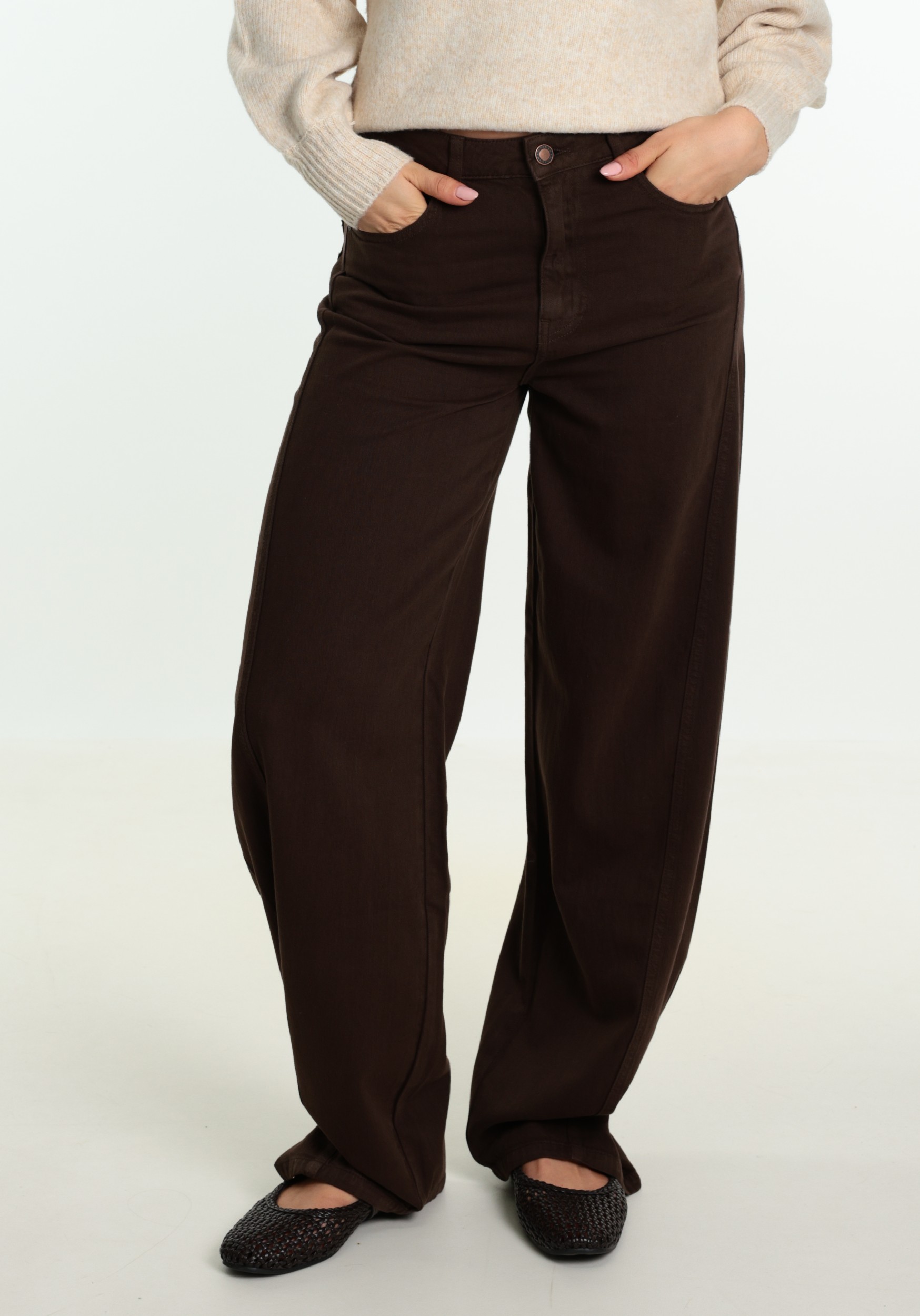 Geisha Balloon jeans 61501-10 Donker bruin