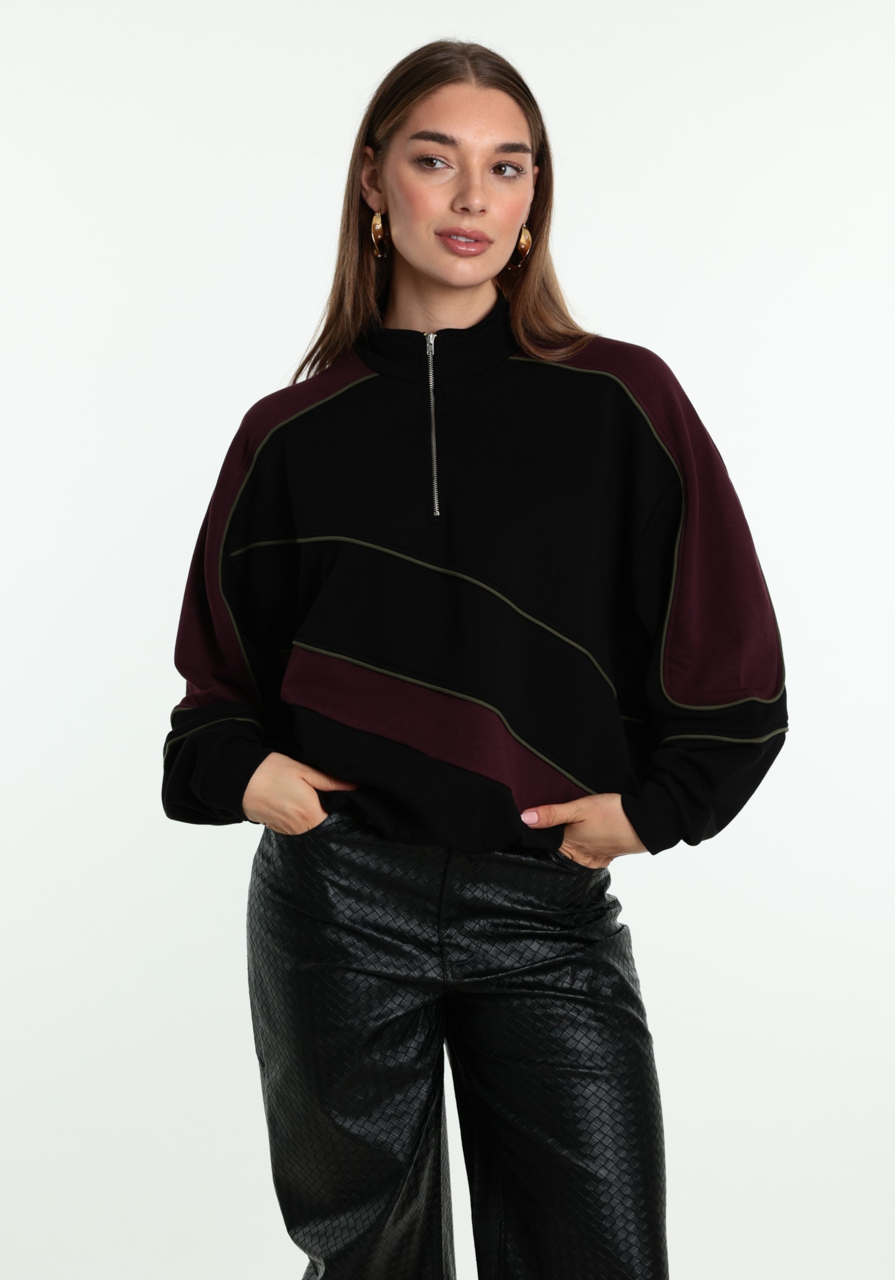 Refined Department Fadey Sweater R2609615098 Zwart