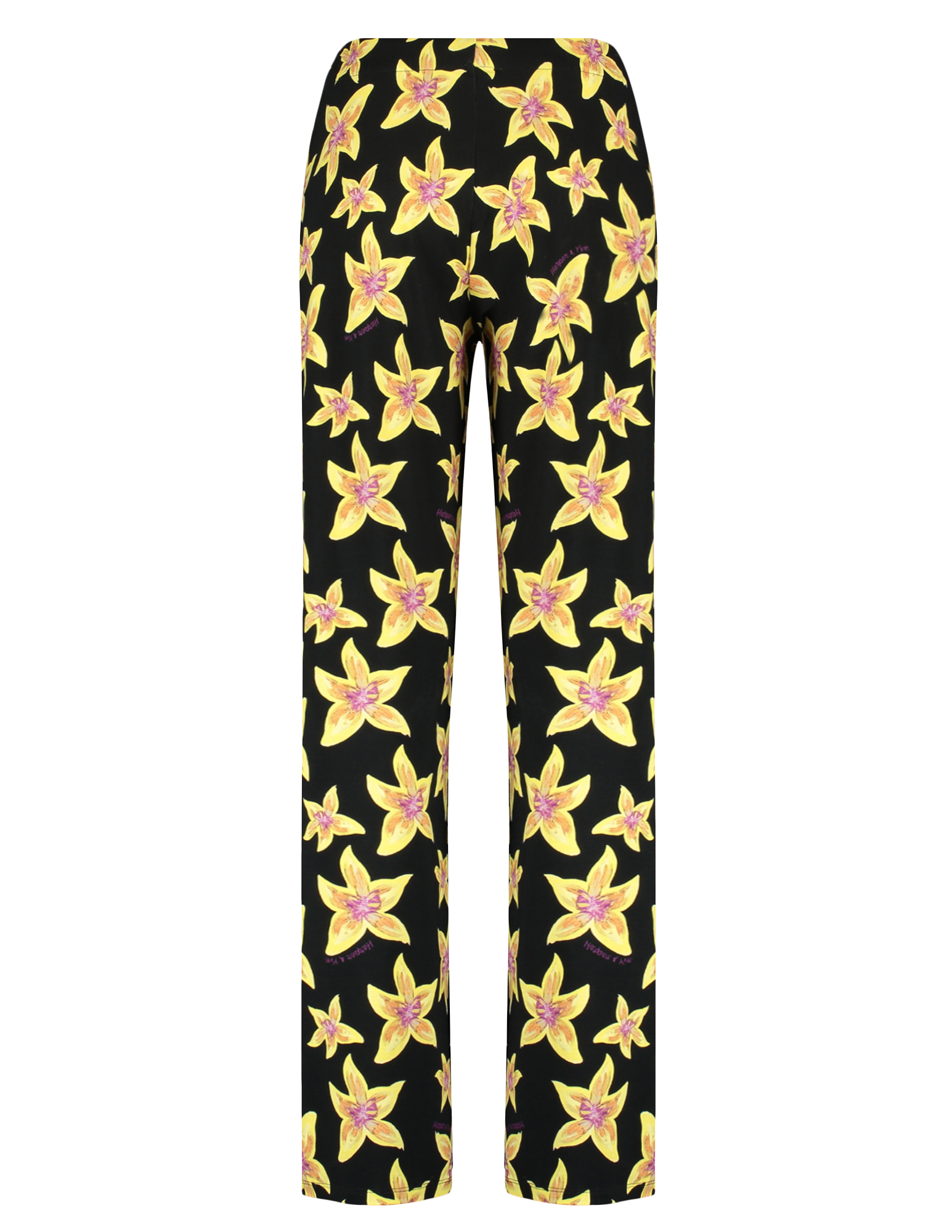 Harper & Yve Broek Jane SS25T101 Geel