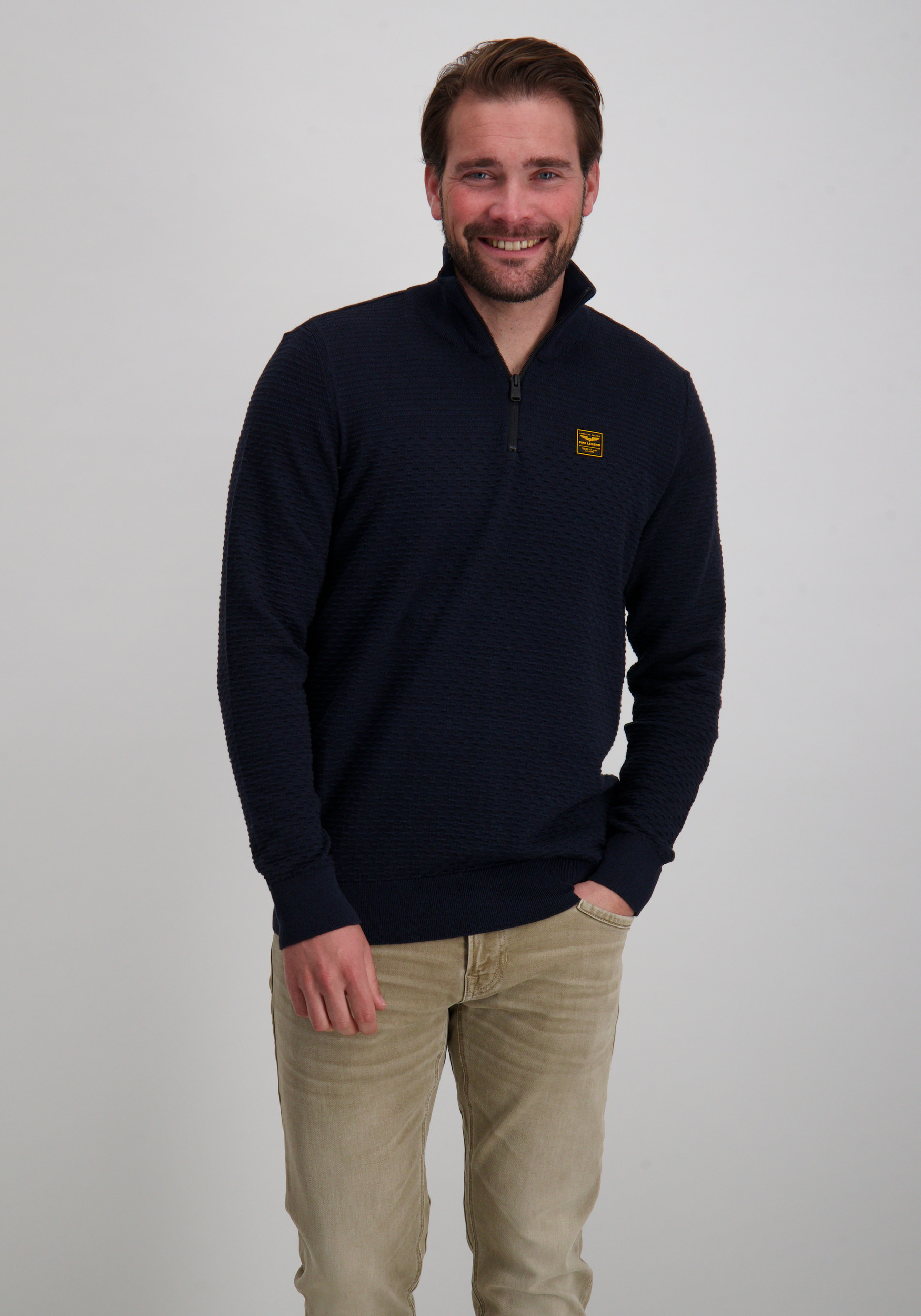 PME Legend Trui PKW2510301 Donker blauw