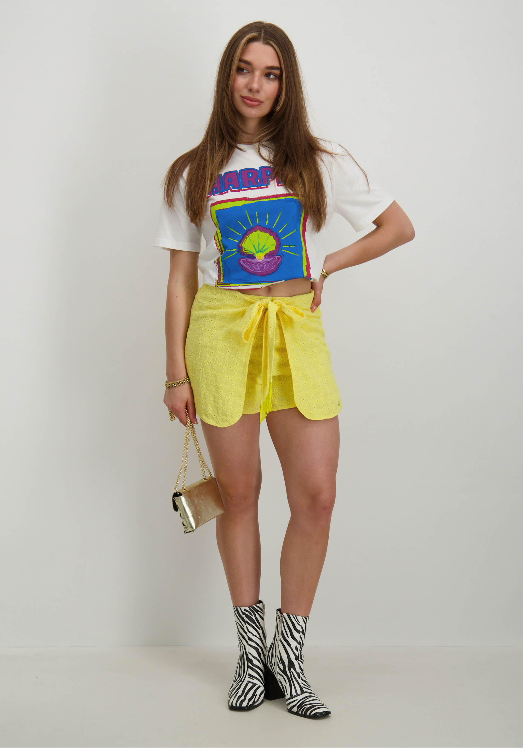 Harper & Yve Short Mila HS24P120 Geel