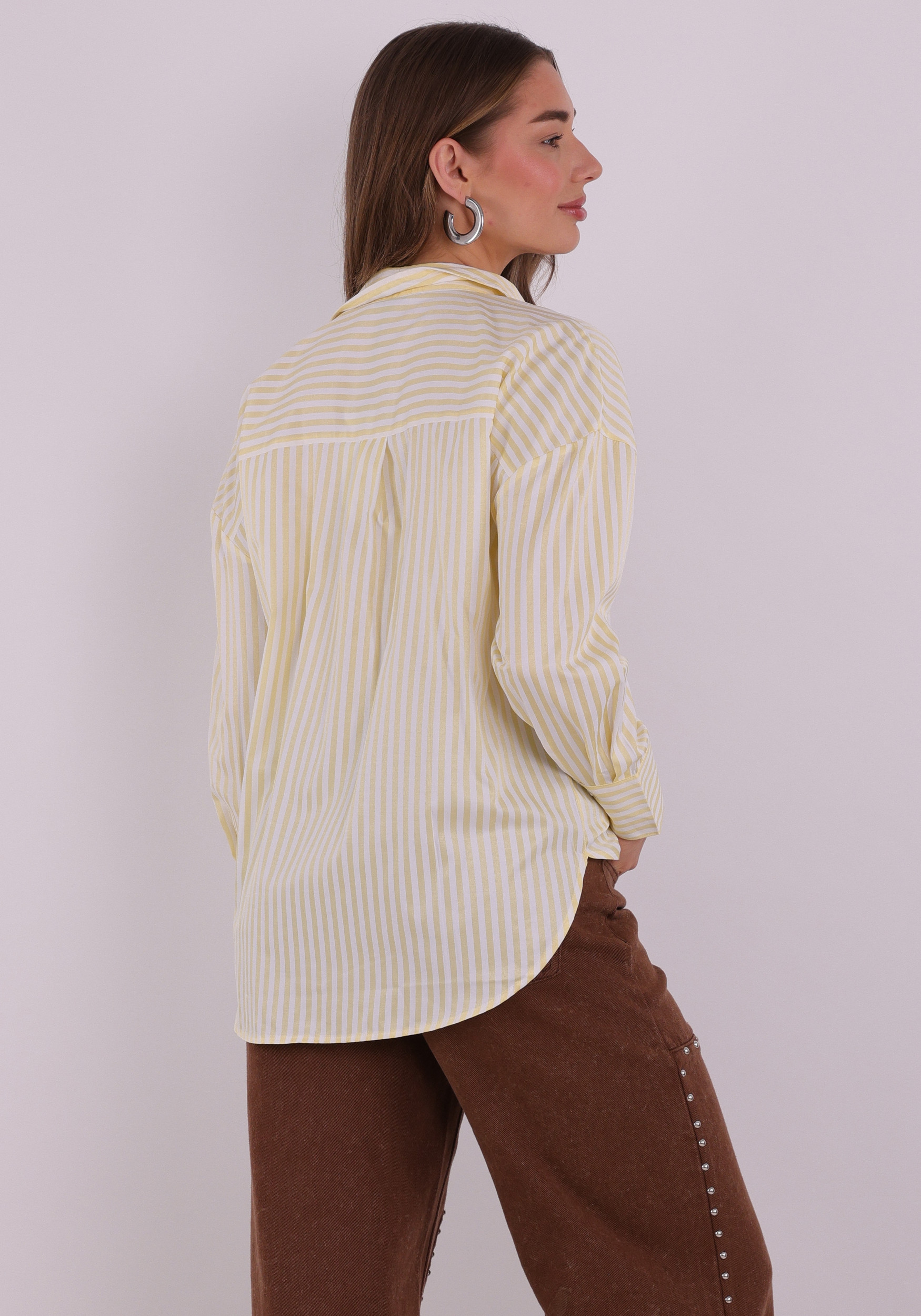 Jacqueline de jonge Blouse Vesper 15338857 Licht geel